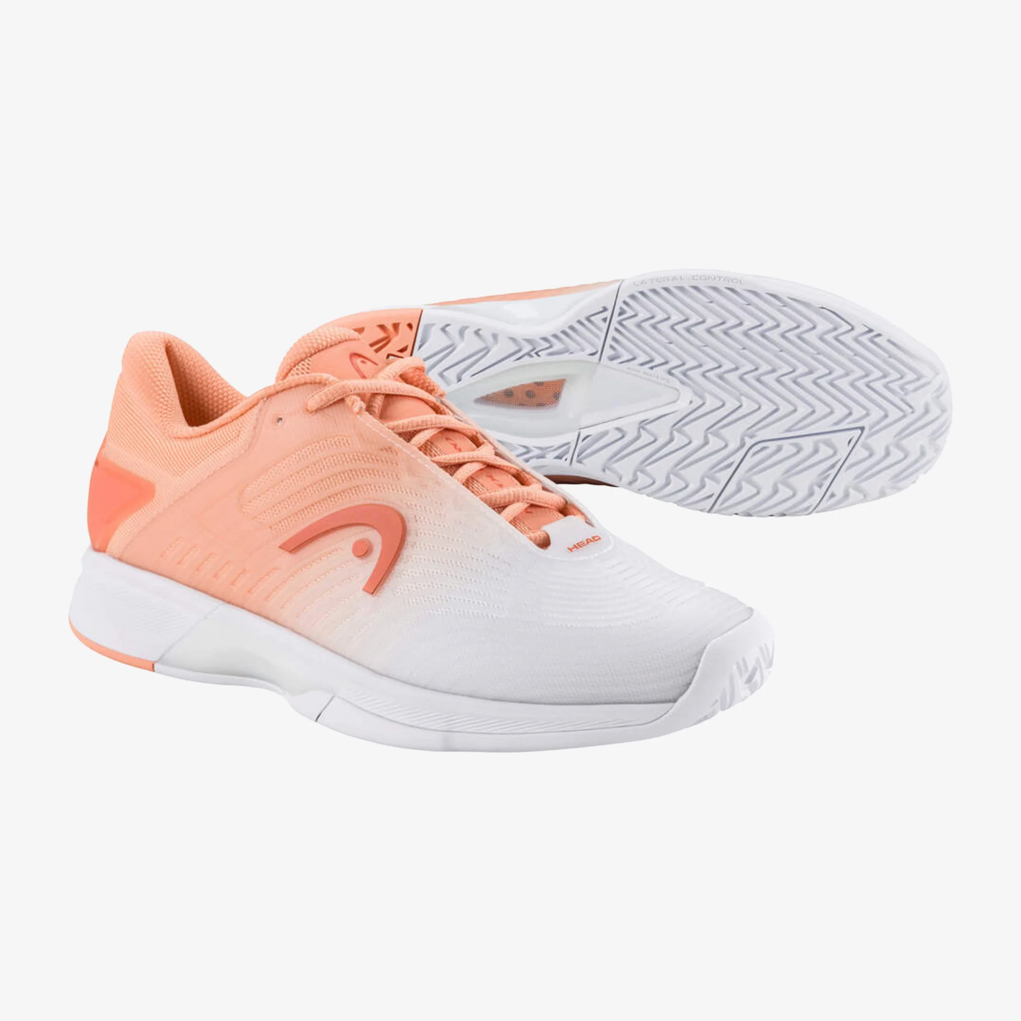 Head Revolt Pro 4.5 Women's Coral/White - Image 2