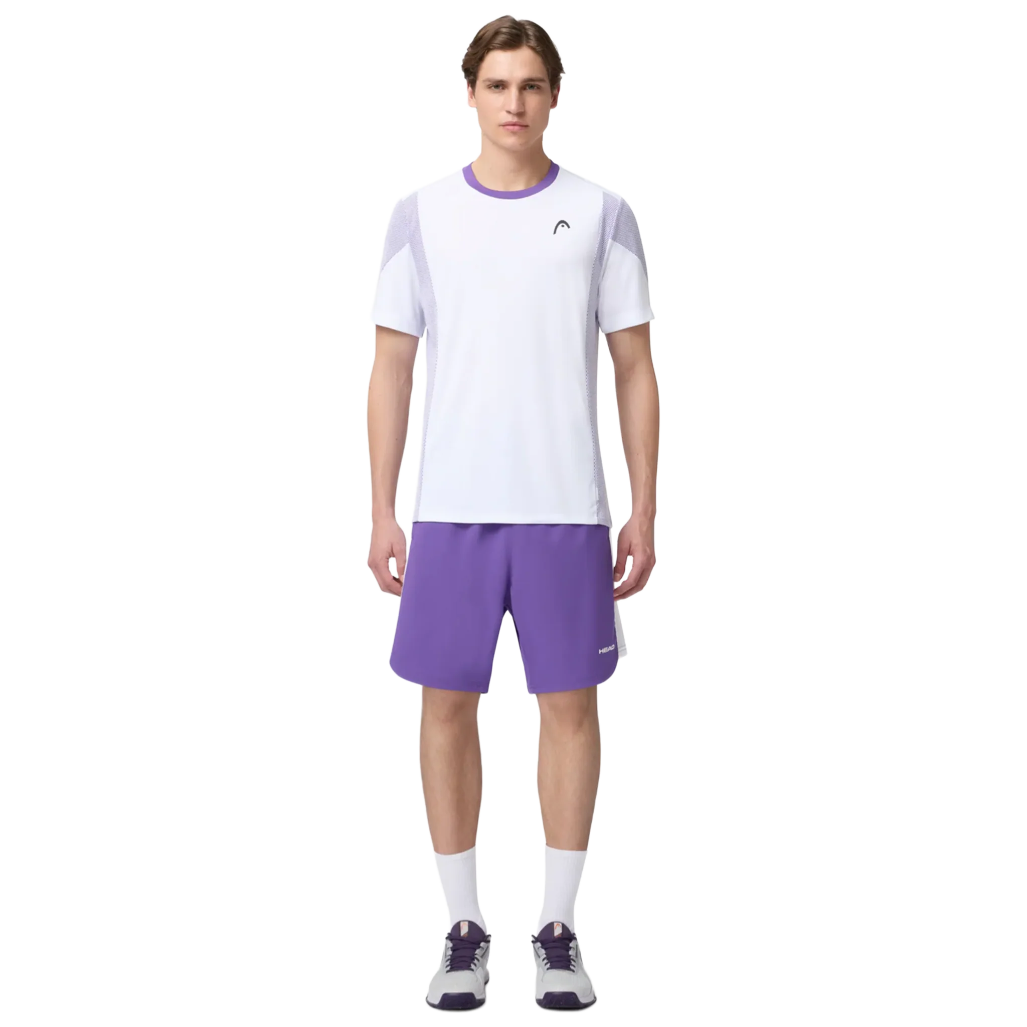 Head Slice T-Shirt Men's White/Purple - Image 5