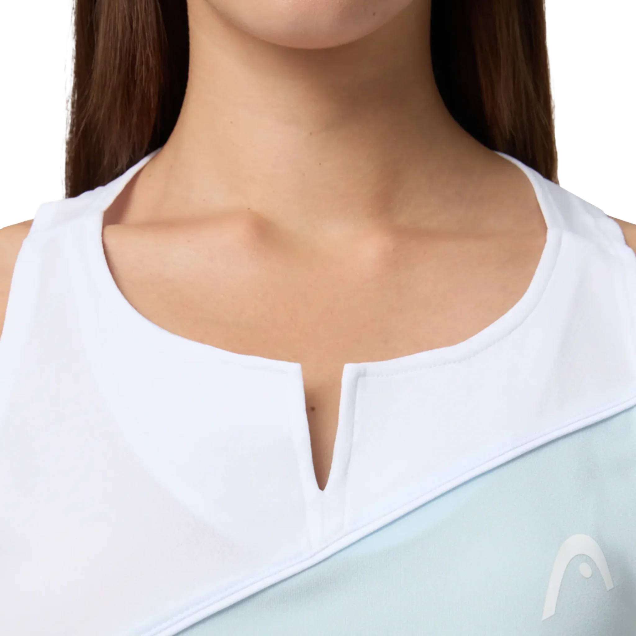 Head Spirit Tank Top Women's Light Blue/White - Image 4