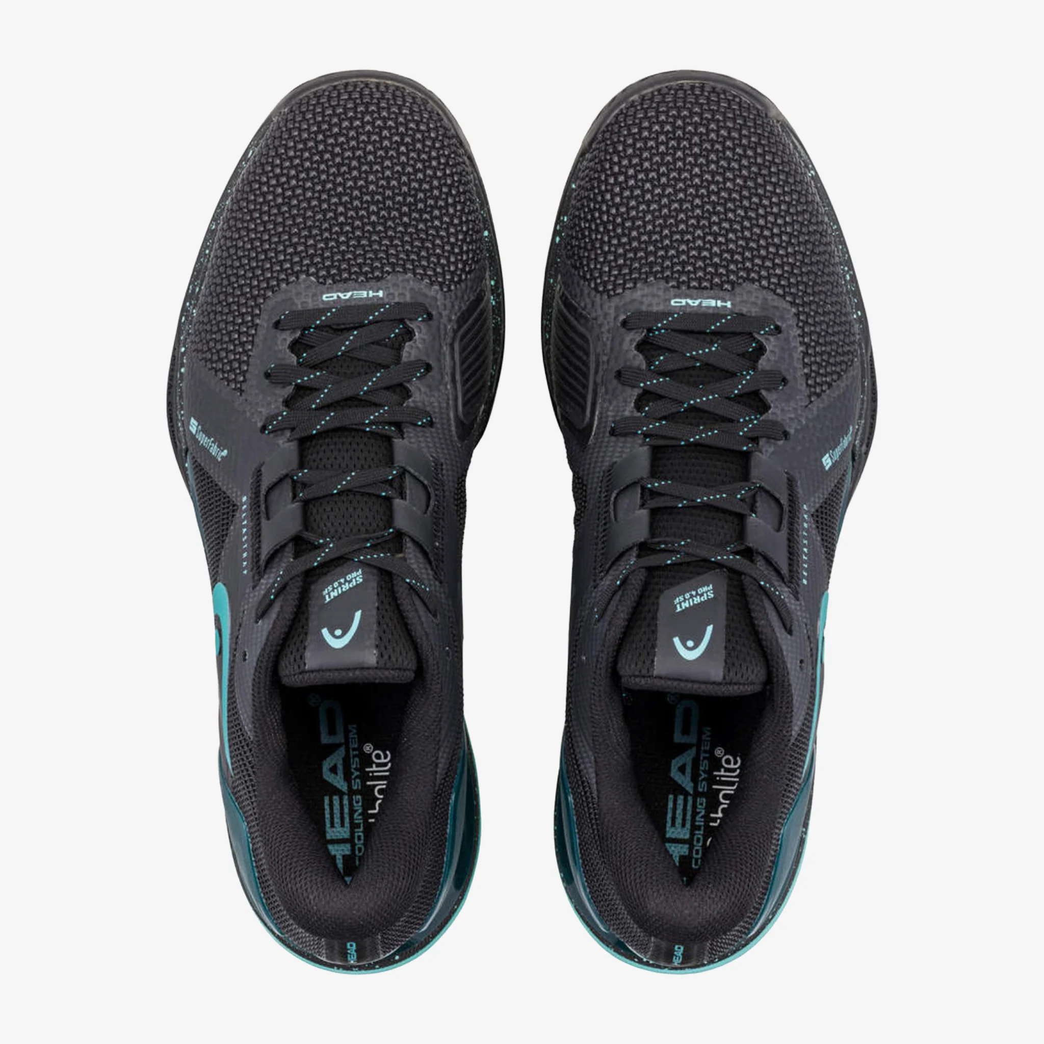 Head Sprint Pro 4.0 SF Men's Black/Teal - Image 3