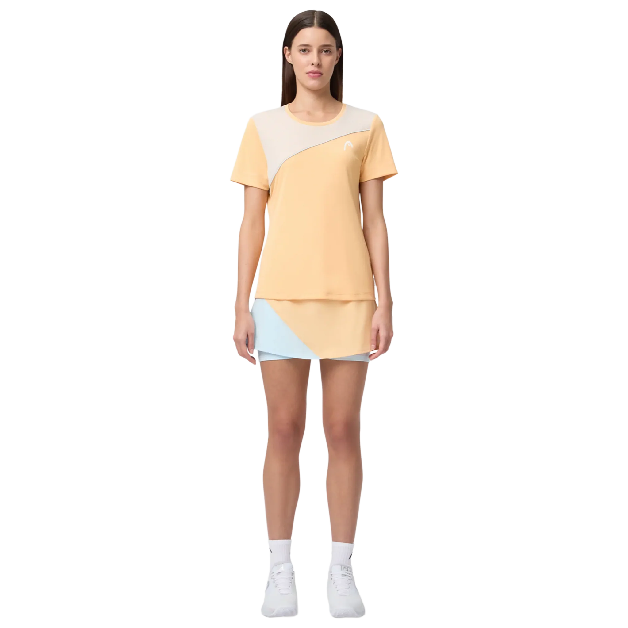 Head Tie-Break T-Shirt Women's Apricot/Light Blue - Image 5