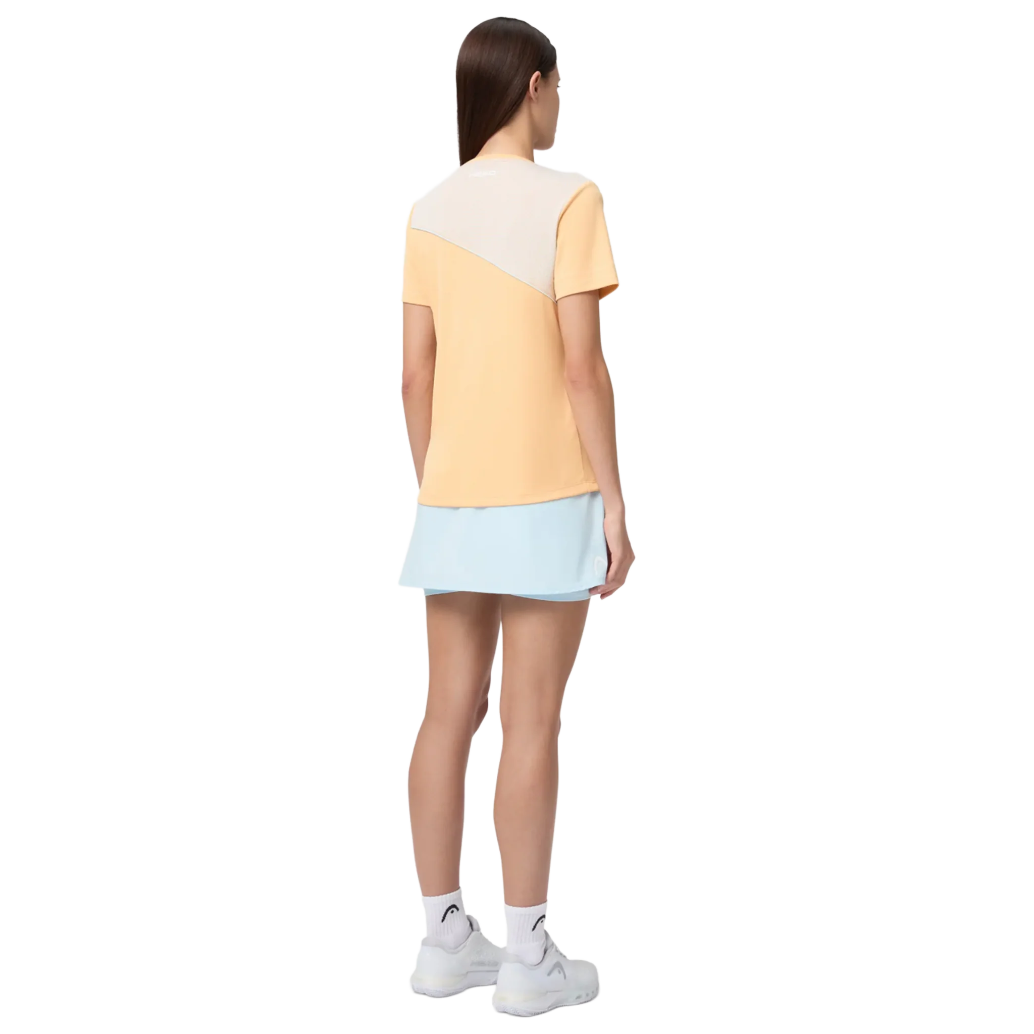 Head Tie-Break T-Shirt Women's Apricot/Light Blue - Image 6