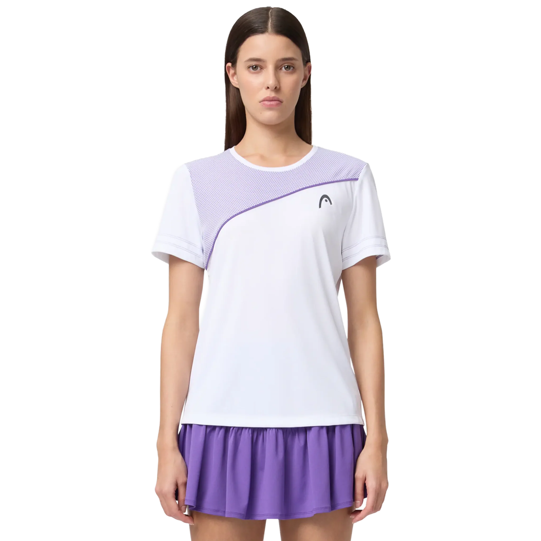 Head Tie-Break T-Shirt Women's White/Purple - Image 3