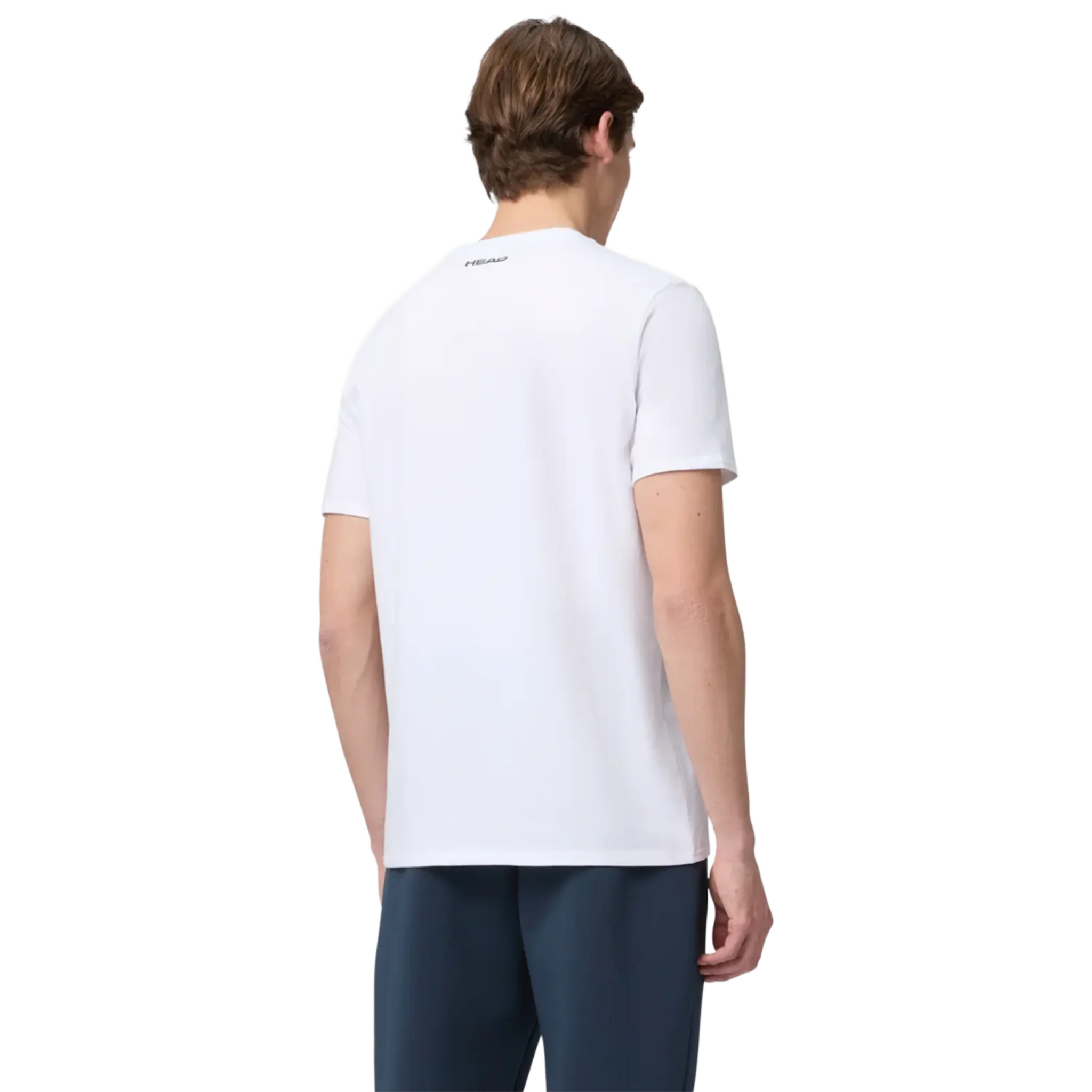 Head Vision T-Shirt Men's White/Navy - Image 6