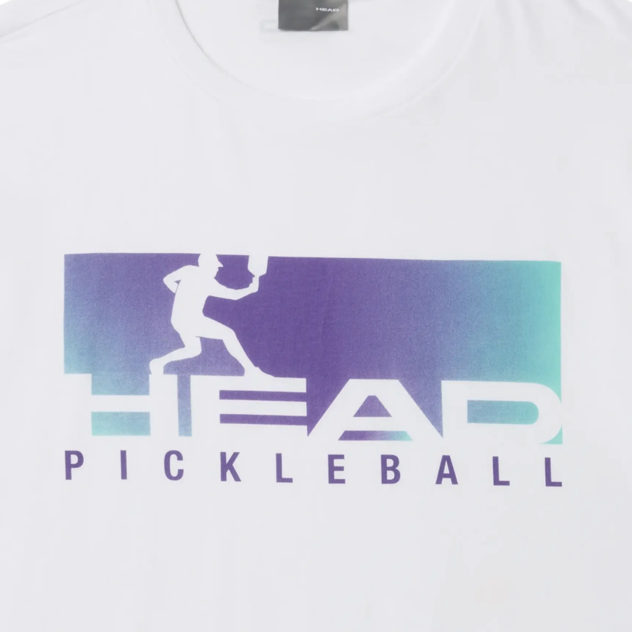 Head Vision T-Shirt Men's White/Purple - Image 5