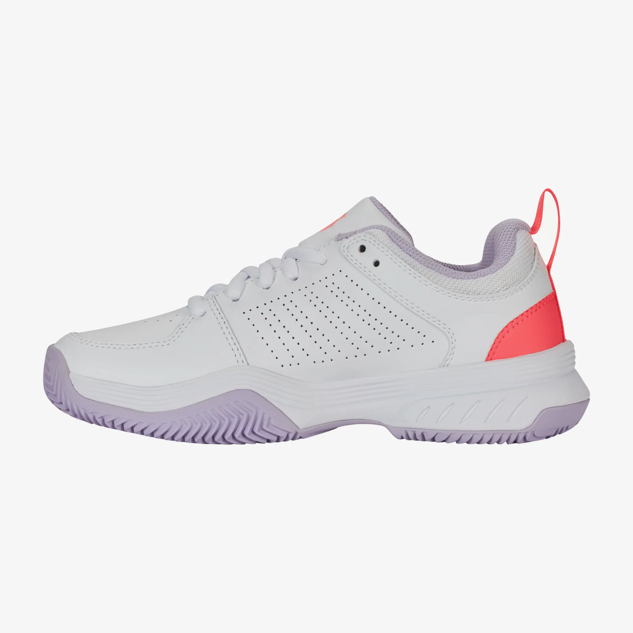 K-Swiss Court Express 2 Women's White/Orchid/Neon - Image 3