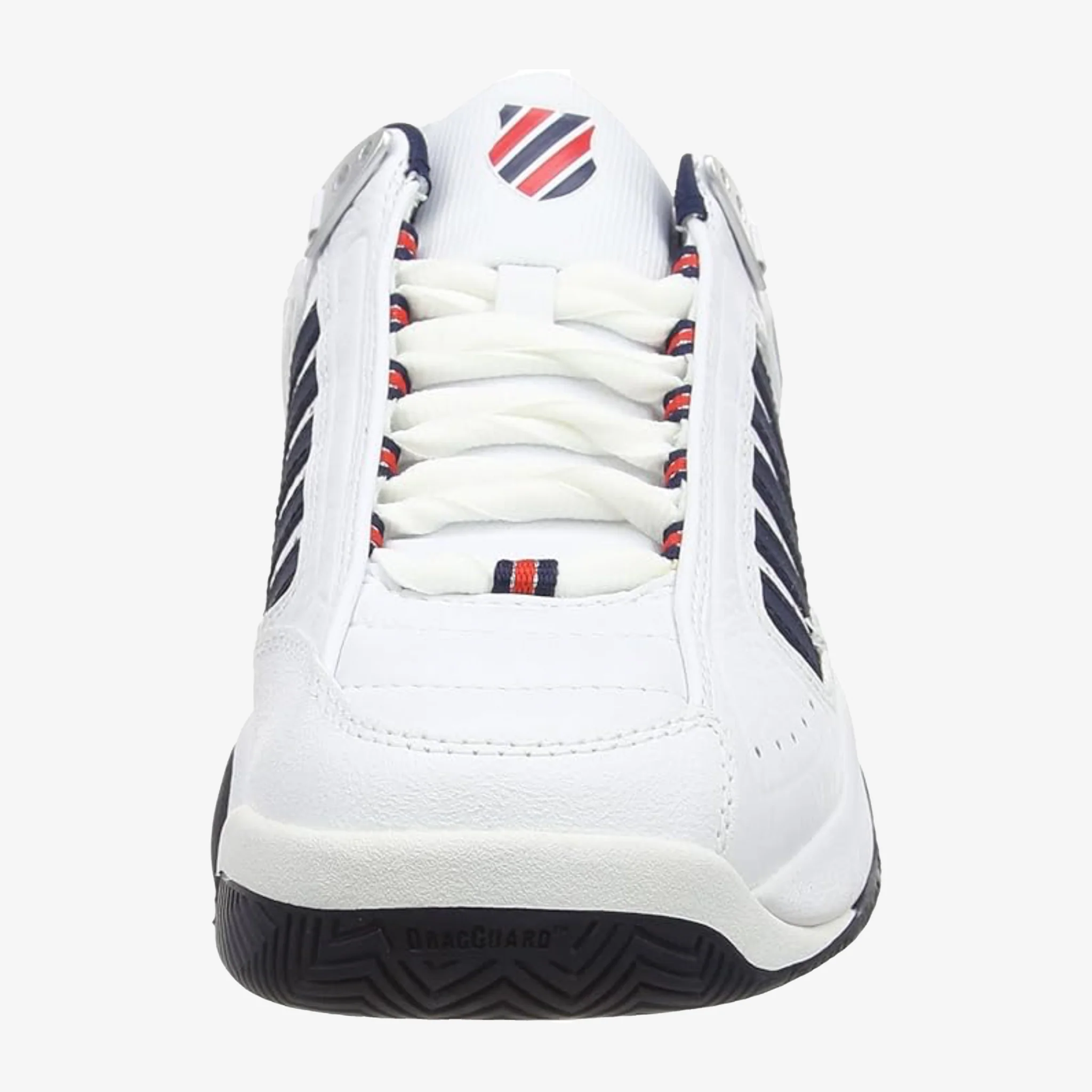 K-Swiss Defier RS Men's White/Dress Blues/Fiery Red - Image 4
