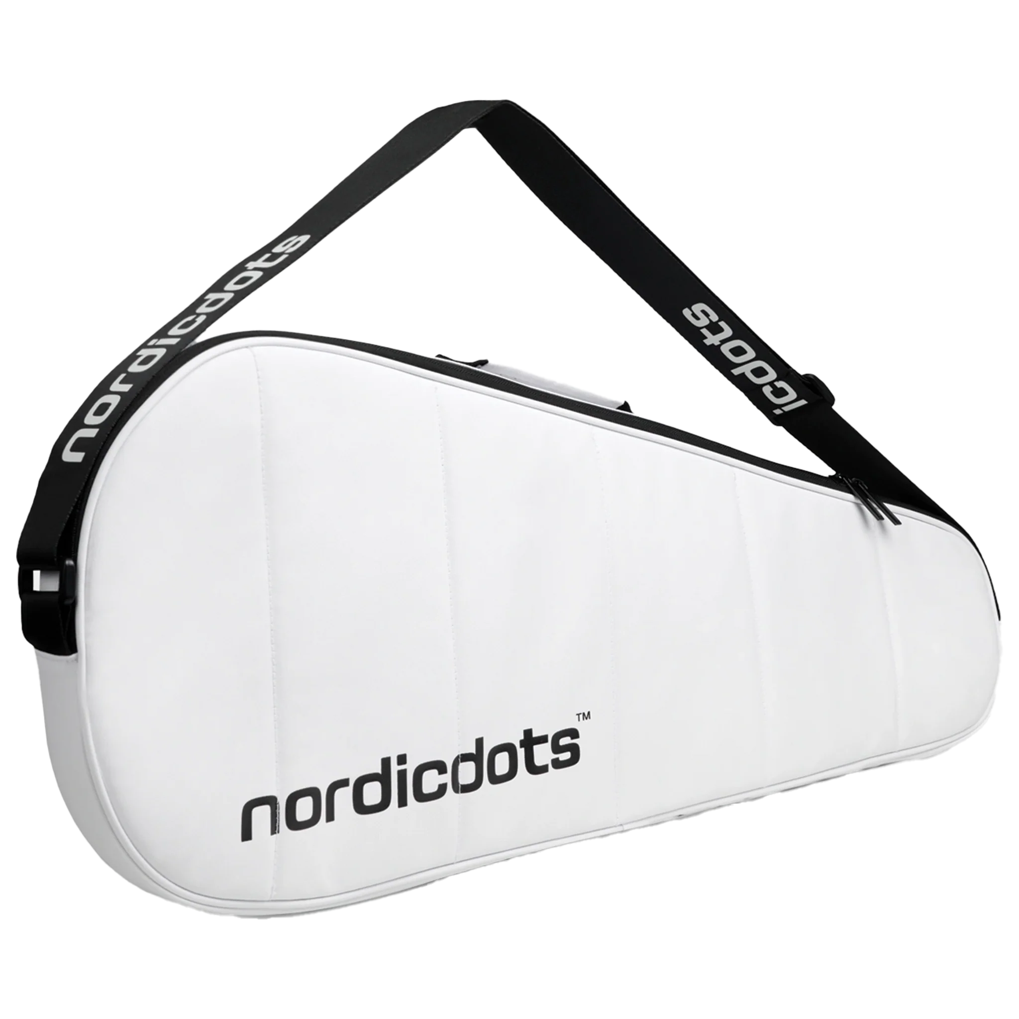 Nordicdots Tennis Racket Cover Bag White