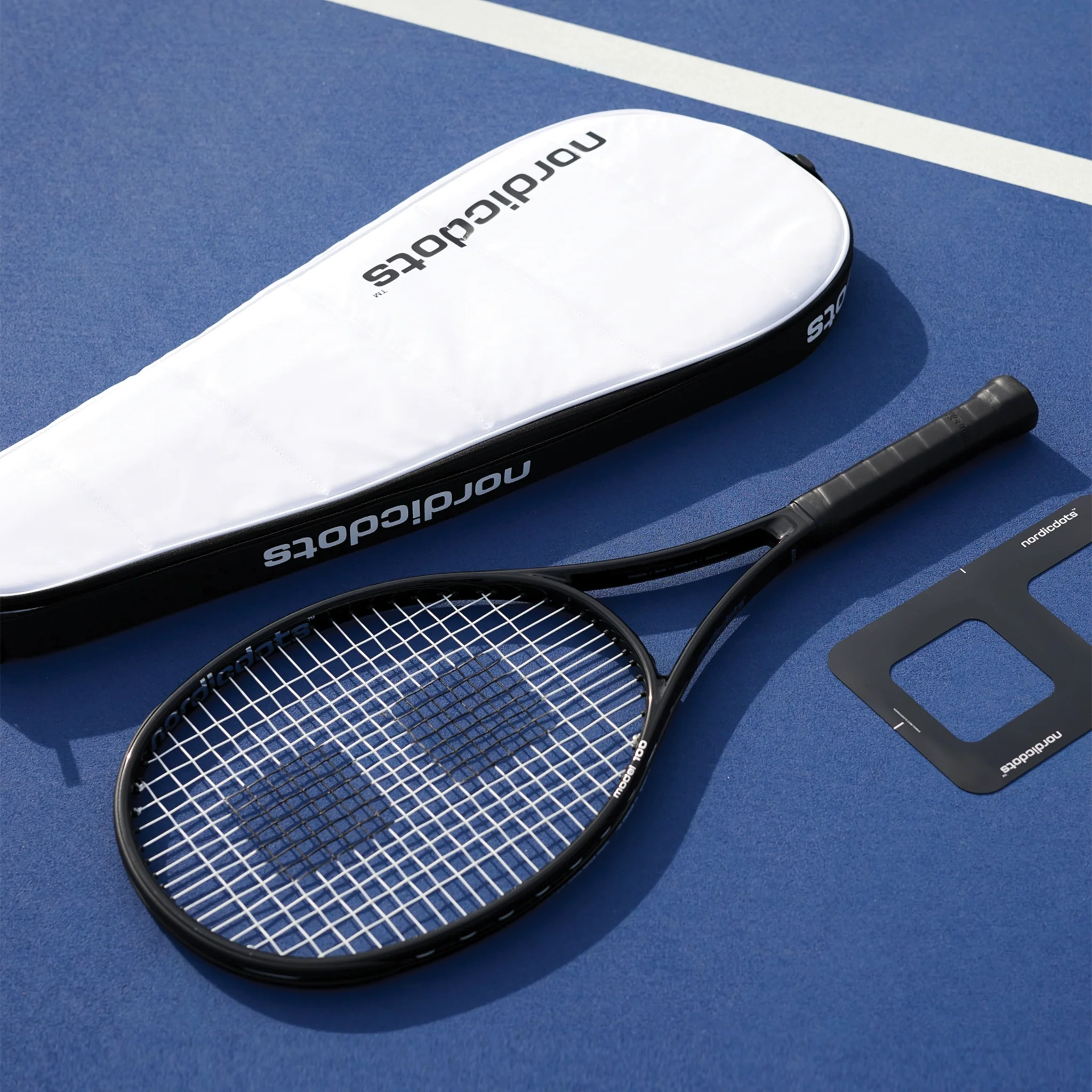 Nordicdots Tennis Racket Cover Bag White - Image 3