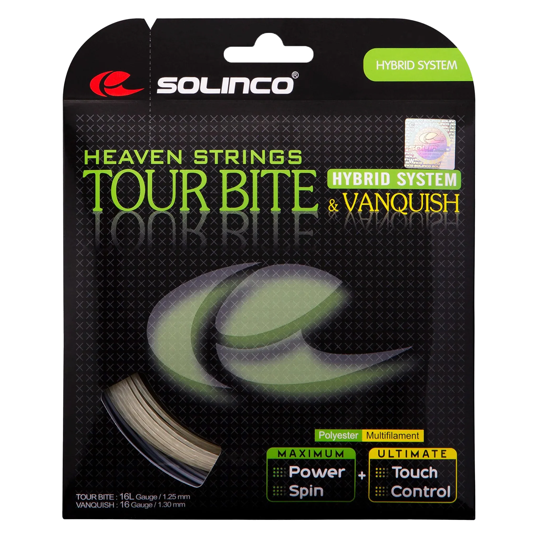 Solinco Tour Bite + Vanquish 12m Set