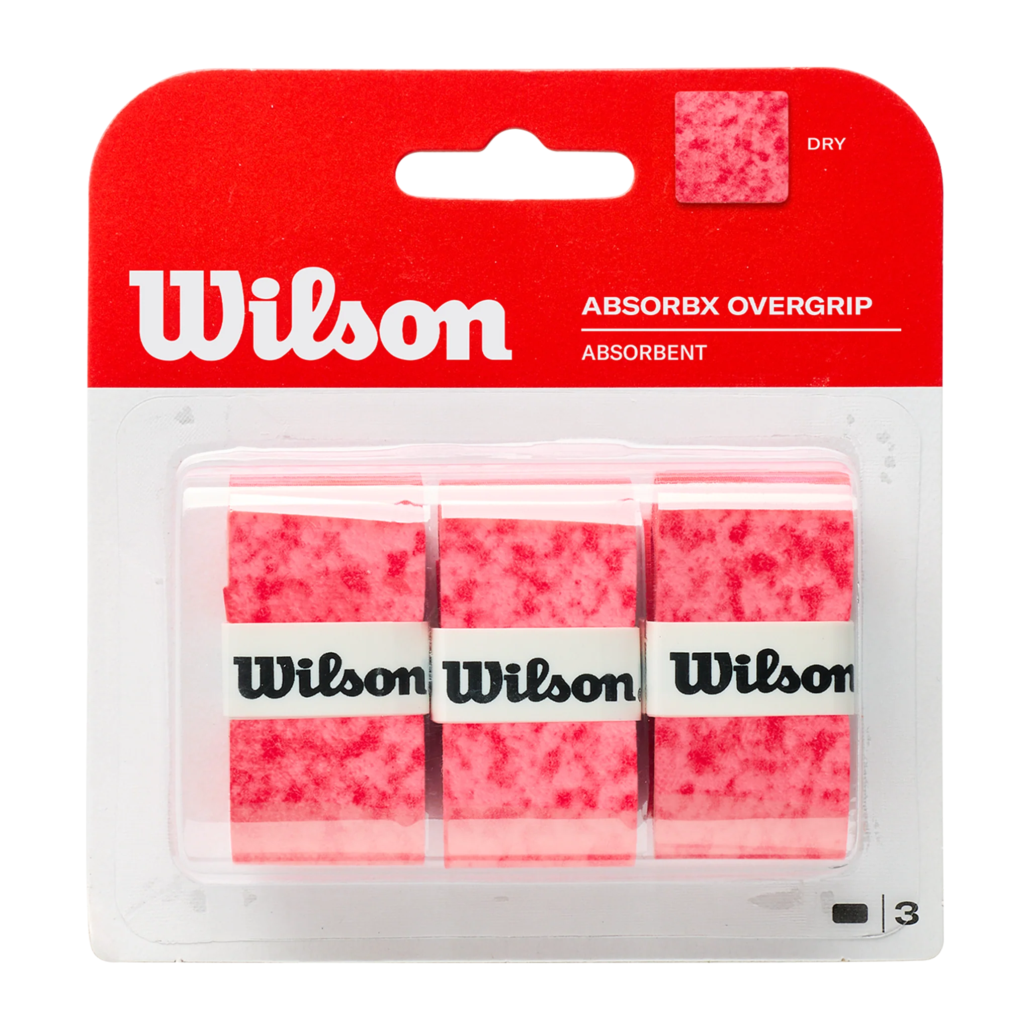 Wilson Absorbx Overgrip Red (3 Pack)