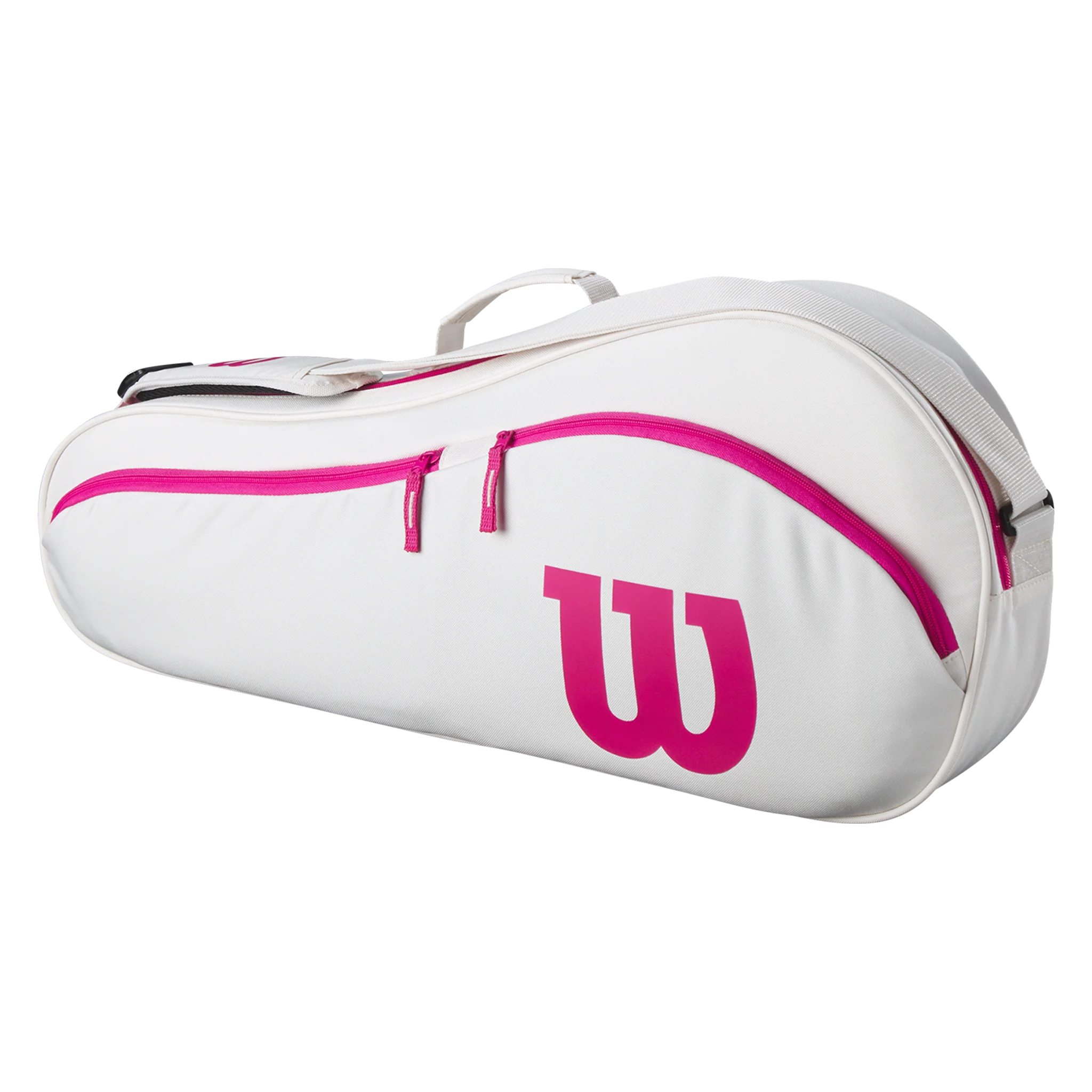 Wilson Advantage 3 Racket Bag White/Pink (2025) - Image 2