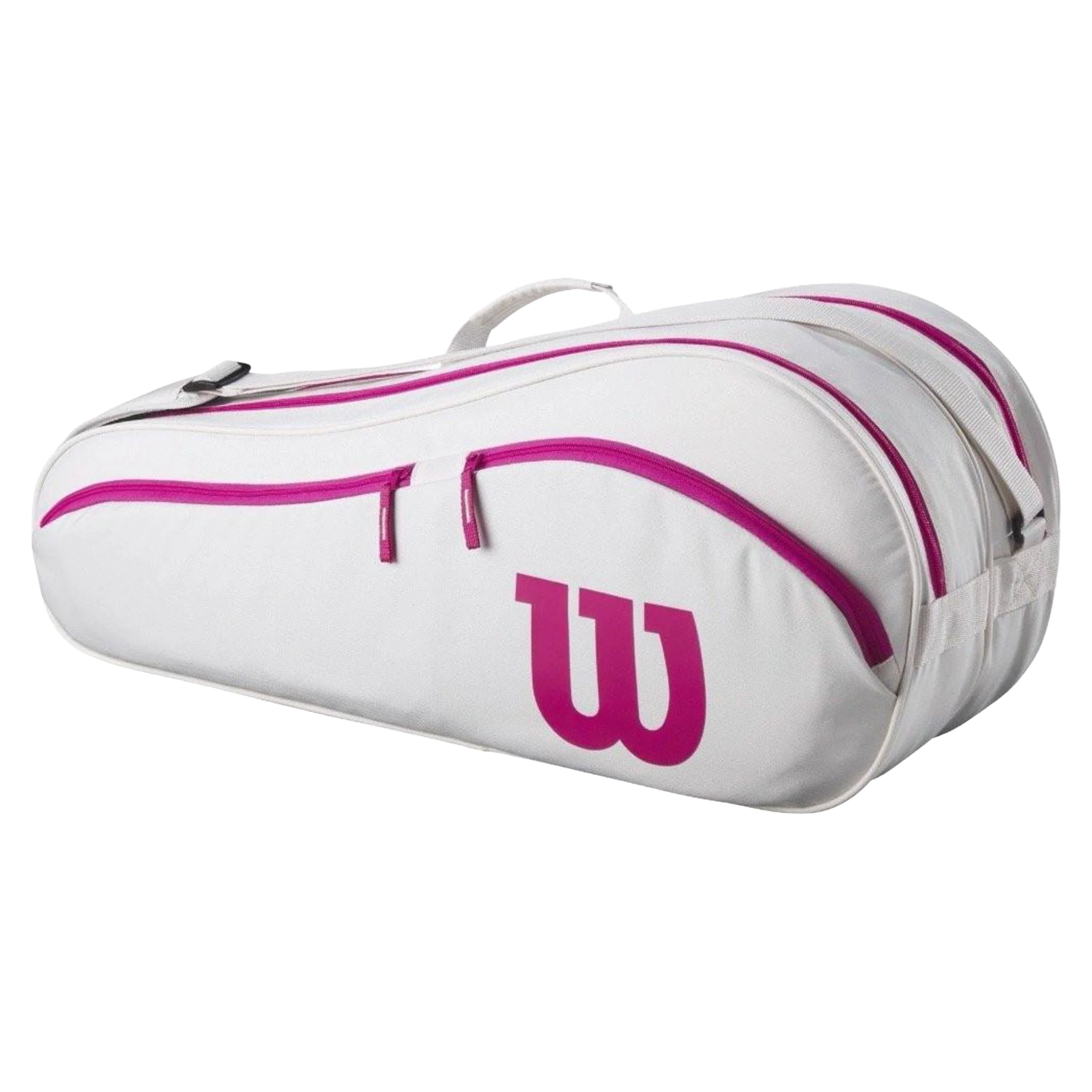 Wilson Advantage 6 Racket Bag White/Pink (2025) - Image 2