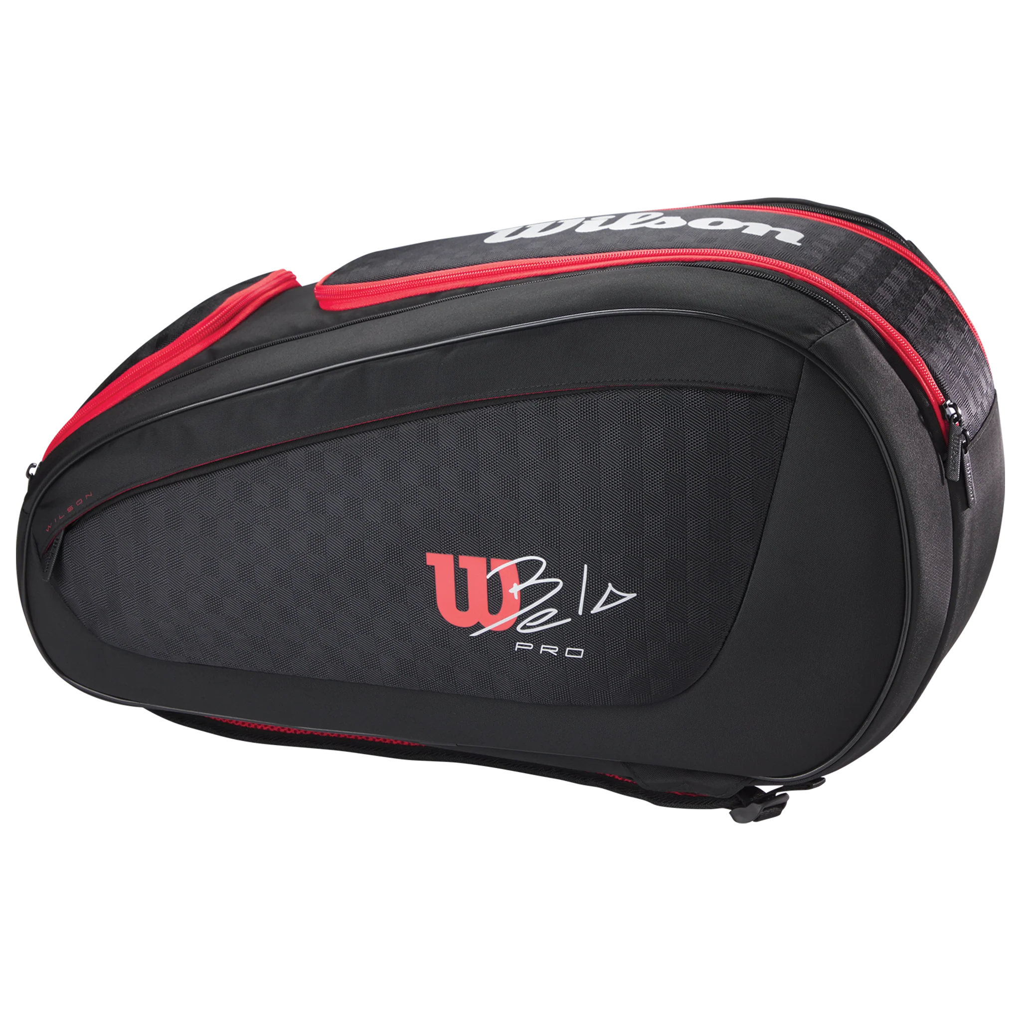 Wilson Bela V3 Padel Racket Bag Black/Red - Image 2