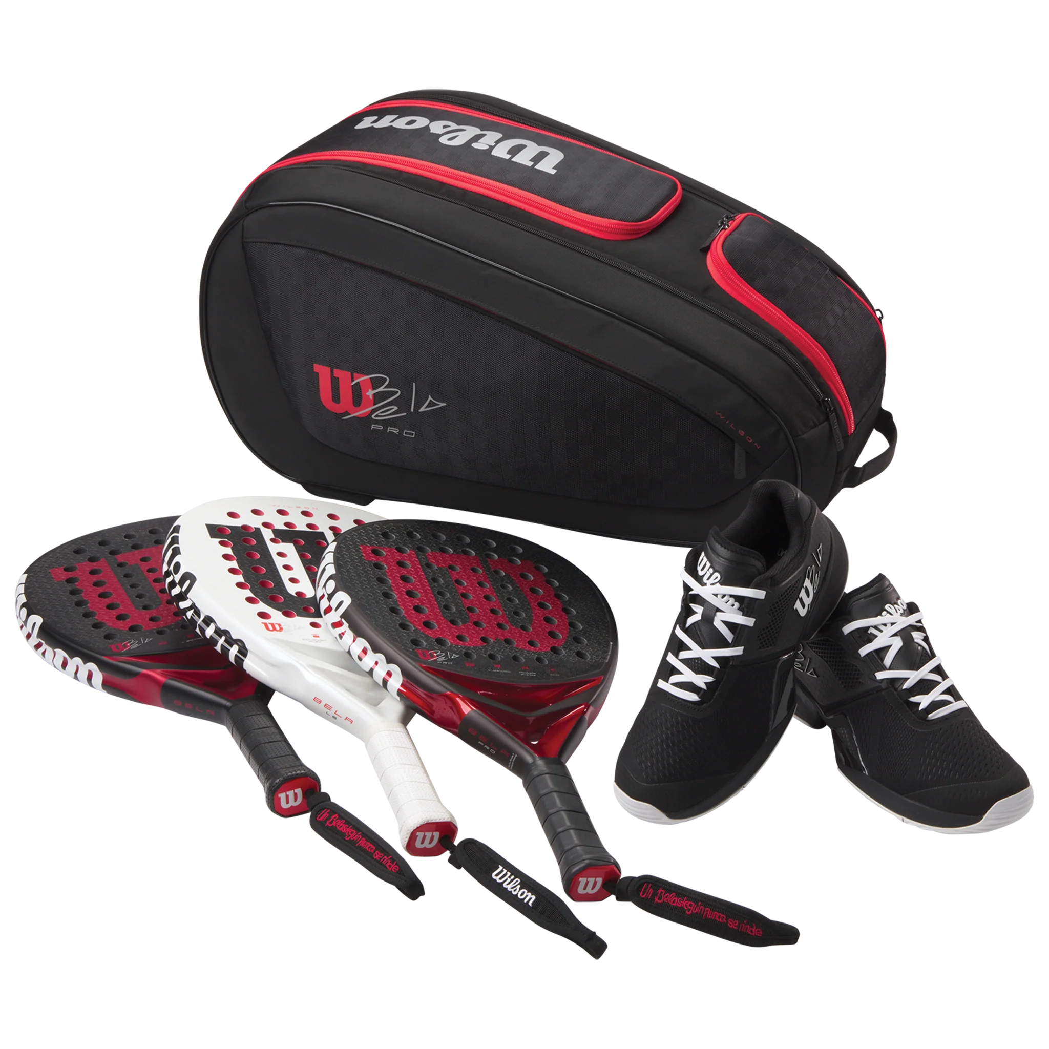 Wilson Bela V3 Padel Racket Bag Black/Red - Image 4