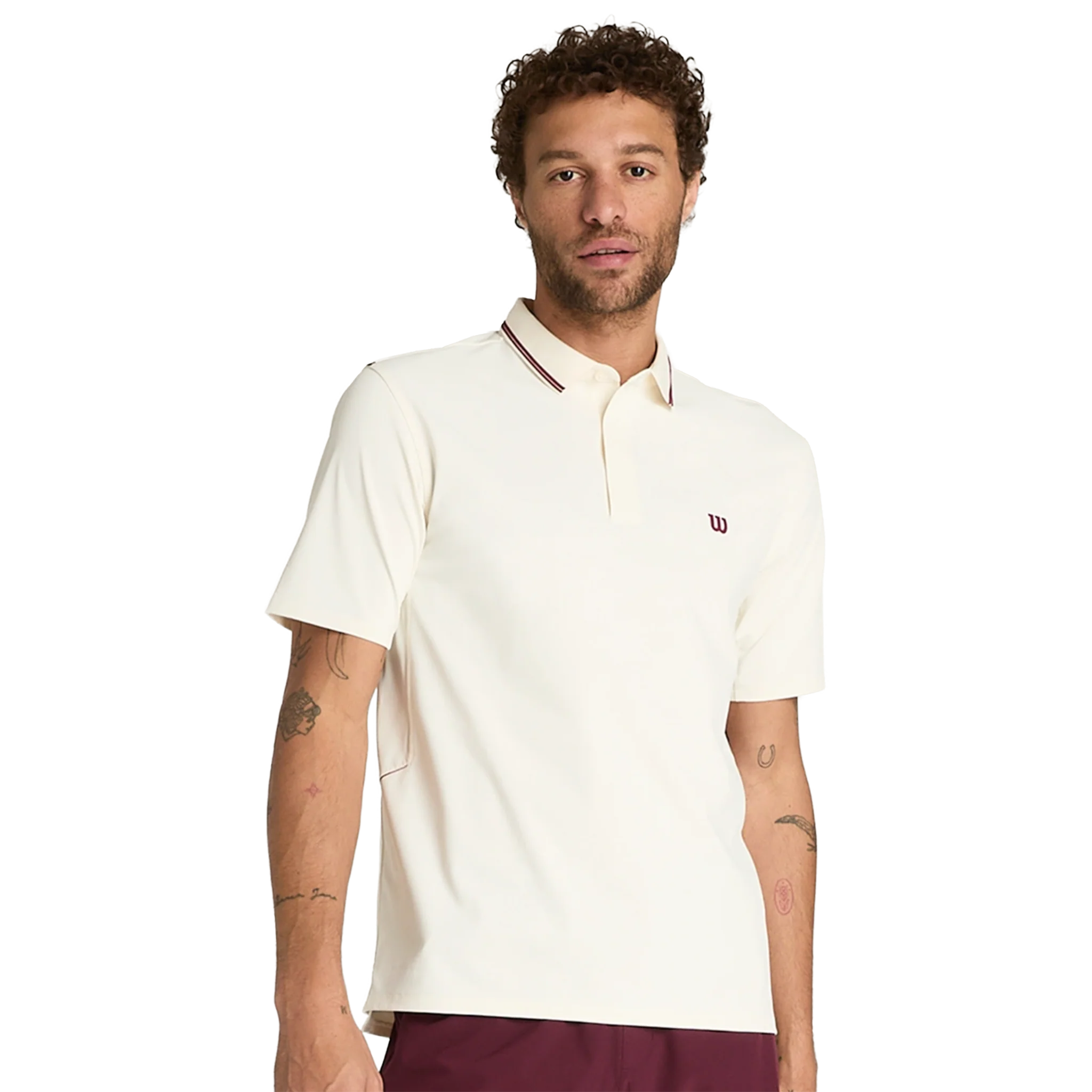Wilson Challengers Technical Polo Men's Sandrift
