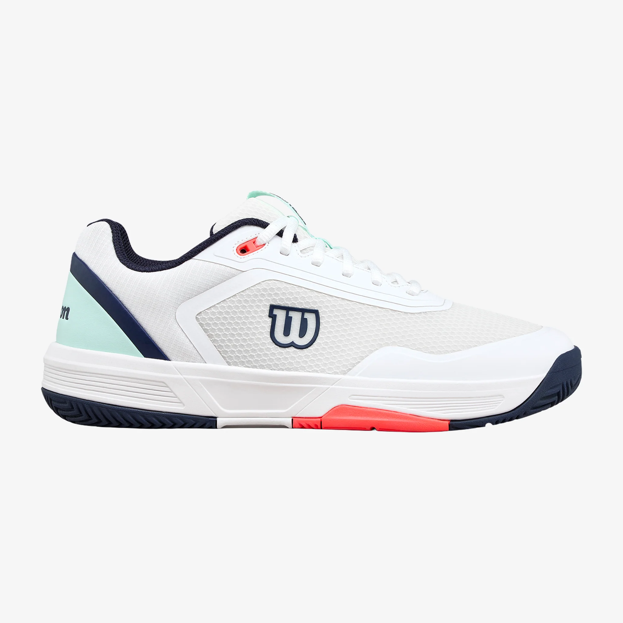 Wilson Courtglide Men's White/Bay/Fiery Coral