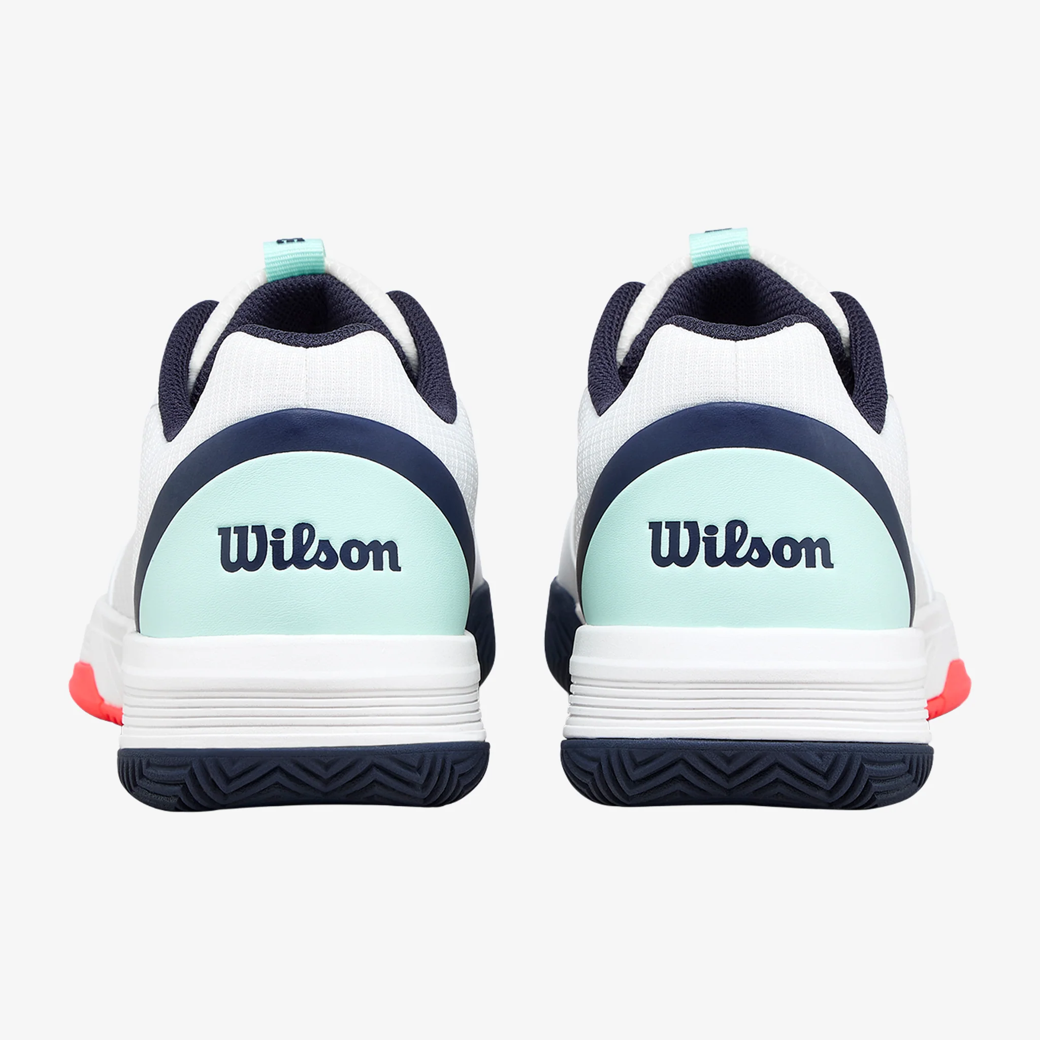 Wilson Courtglide Men's White/Bay/Fiery Coral - Image 5