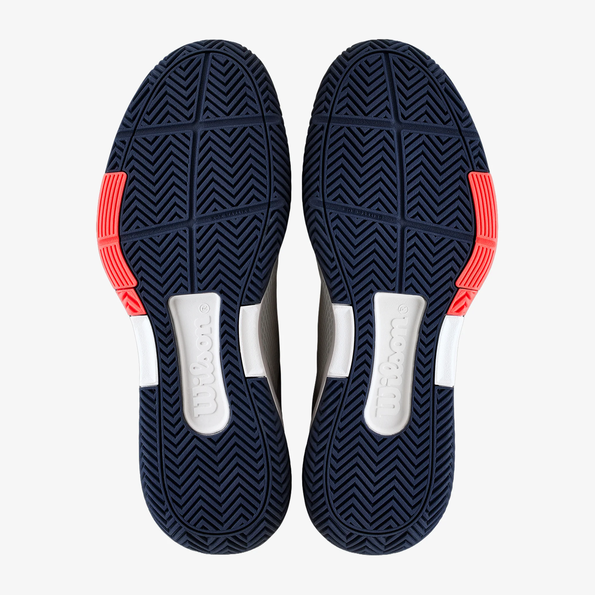 Wilson Courtglide Men's White/Bay/Fiery Coral - Image 9
