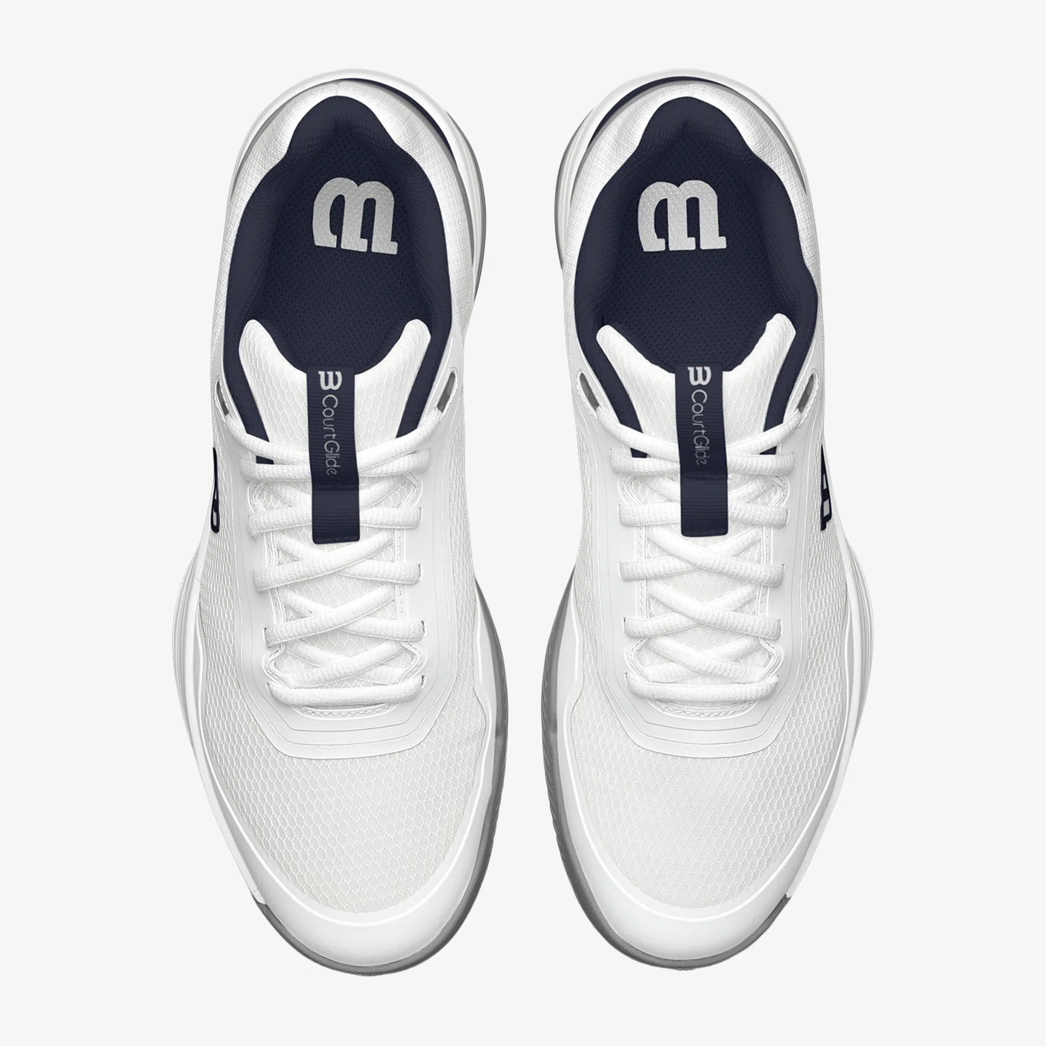 Wilson Courtglide Men's White/Navy Blazer/Quarry - Image 6
