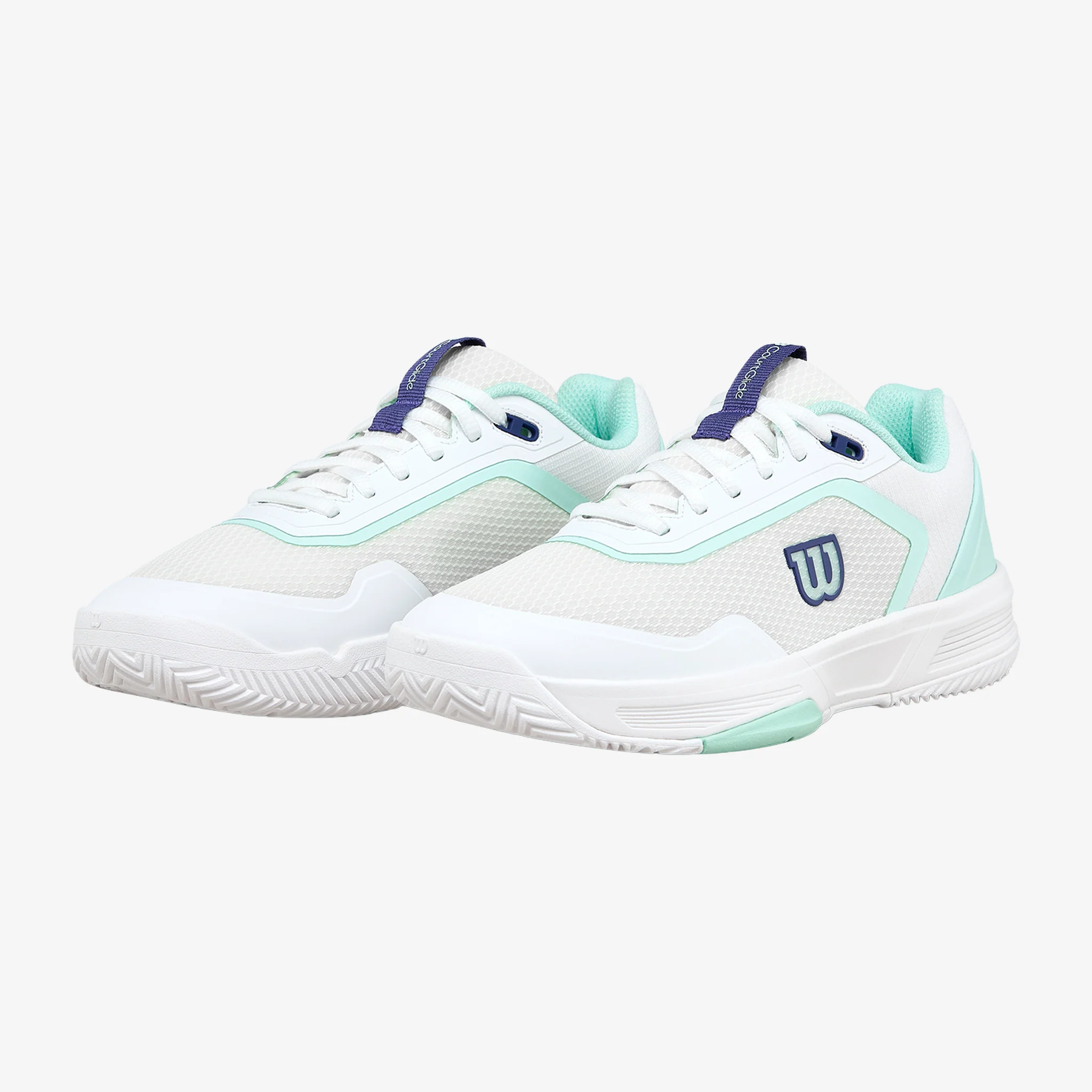 Wilson Courtglide Women's White/Bay/Skipper Blue - Image 4