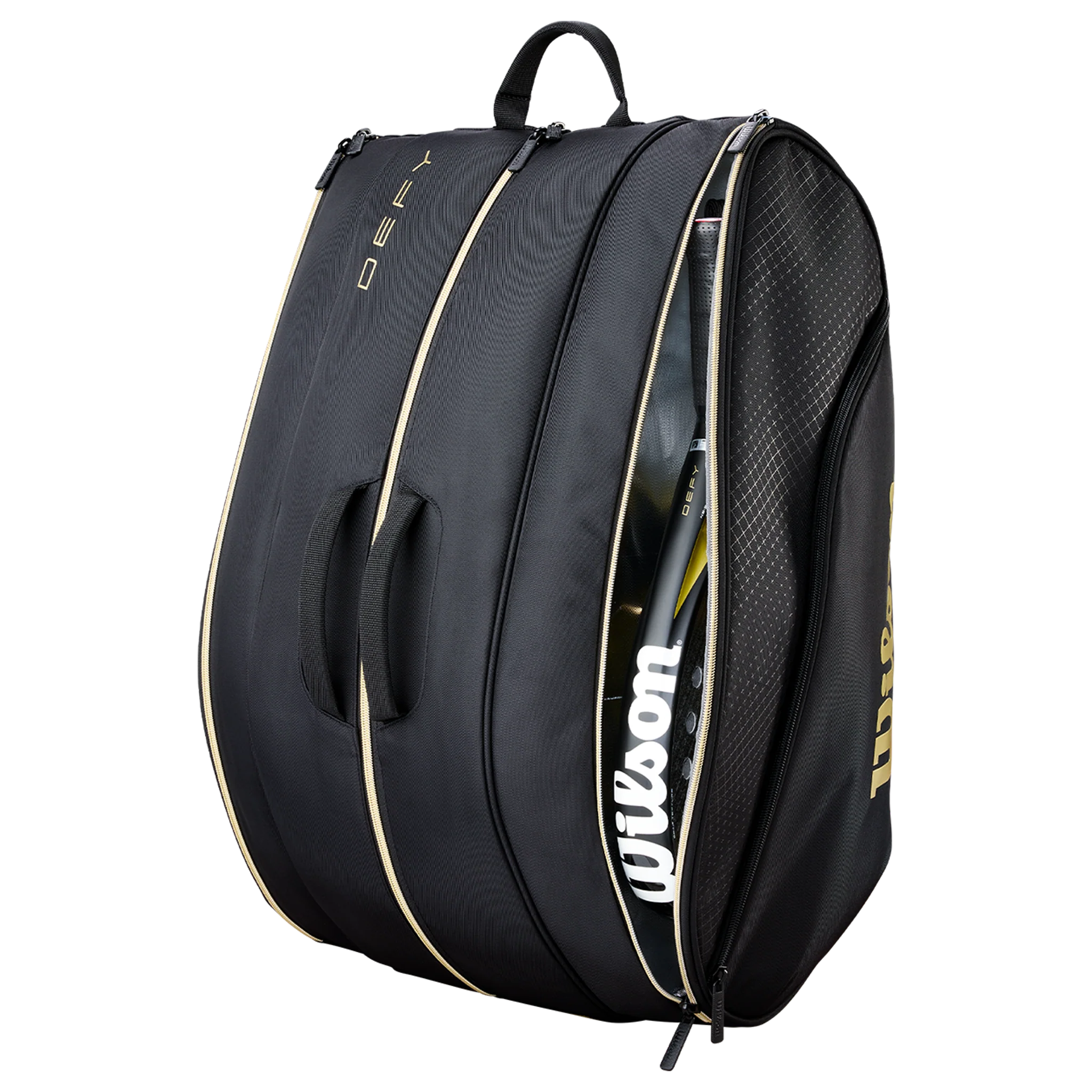 Wilson Defy V1 Padel Bag Black/Gold - Image 4