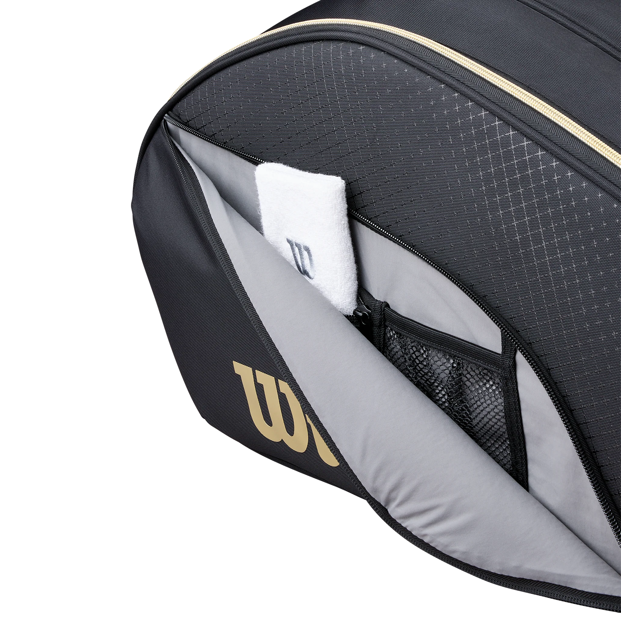 Wilson Defy V1 Padel Bag Black/Gold - Image 7
