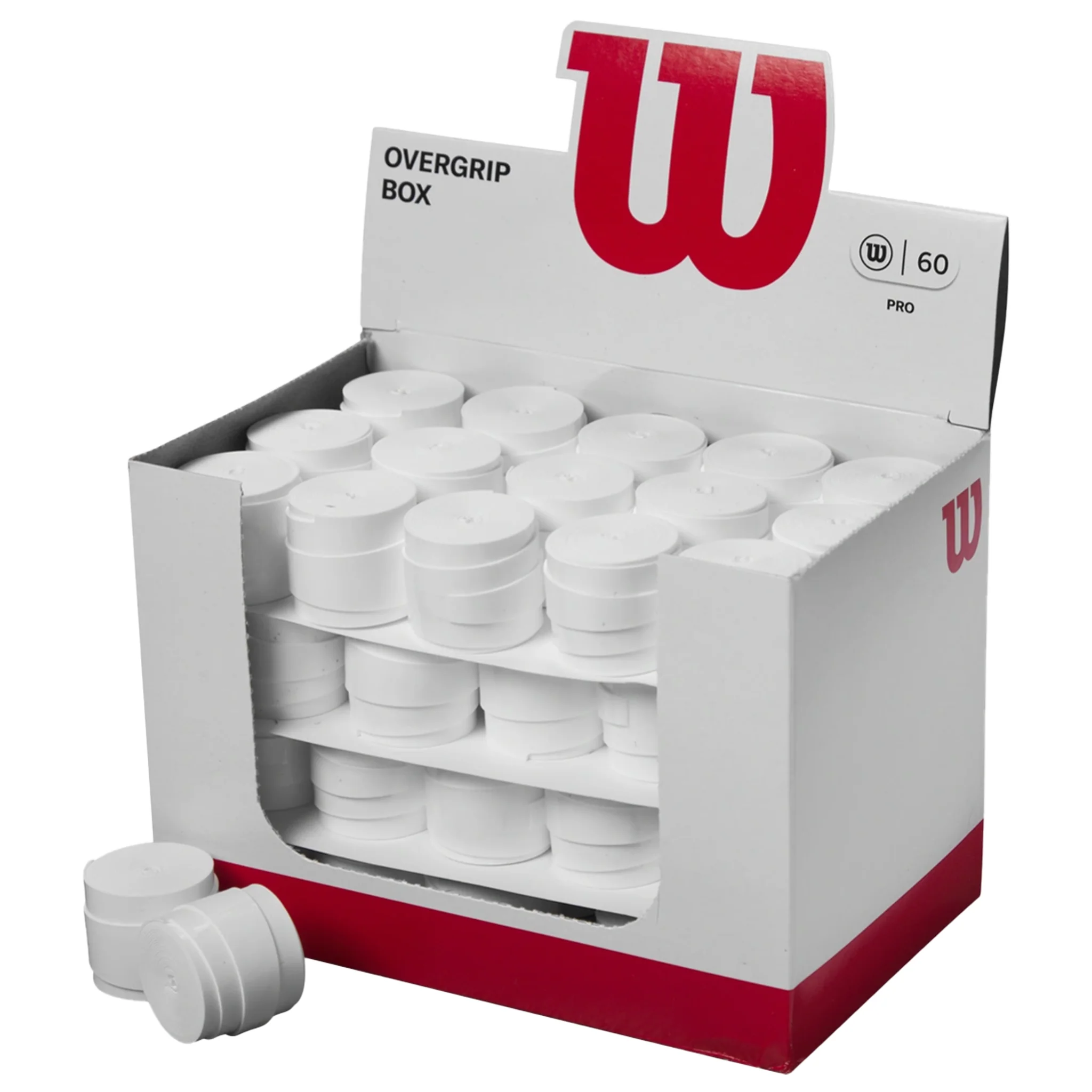 Wilson Pro Overgrip Perforated White box (60)
