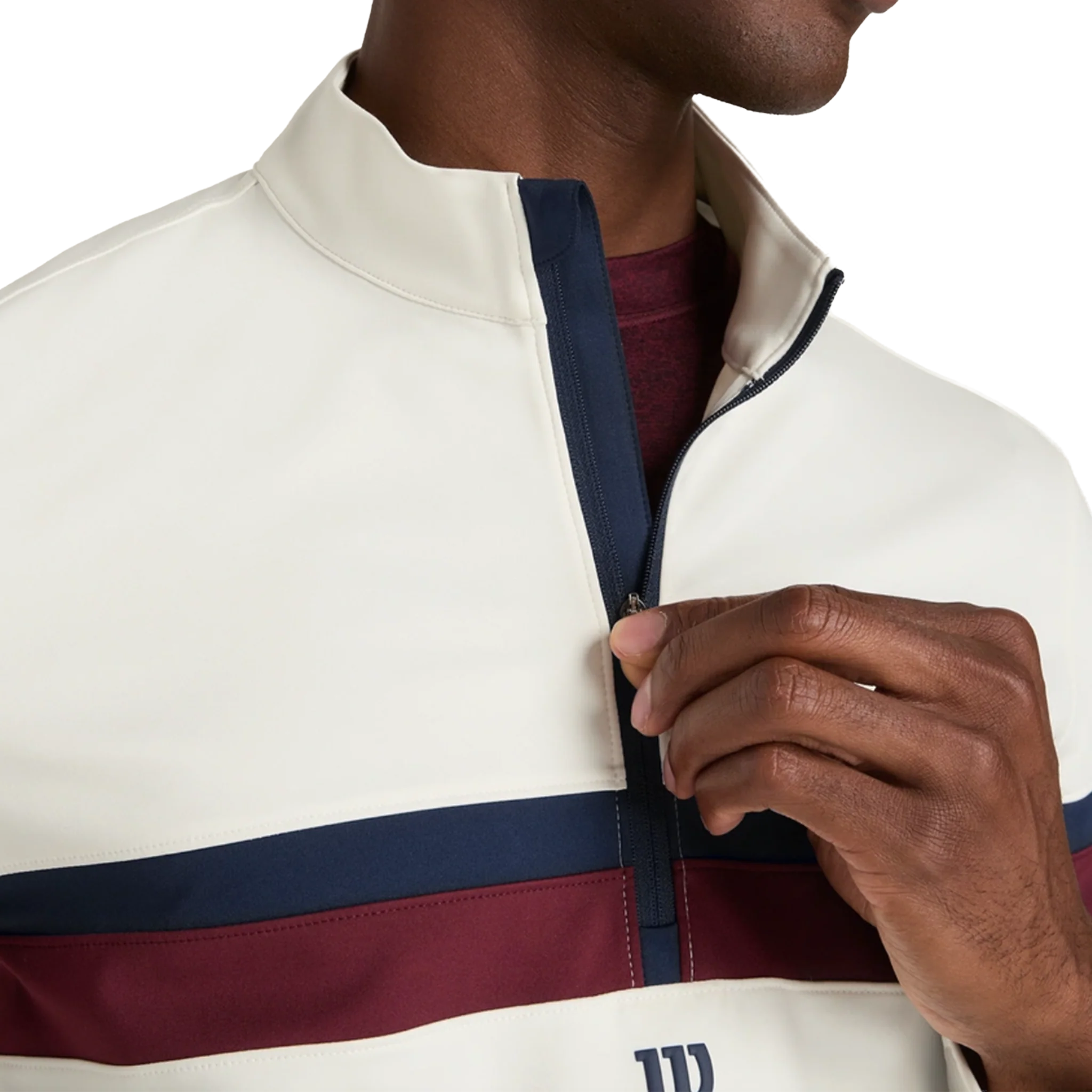 Wilson Elevate Performance Half-Zip Men's Sandrift - Image 4