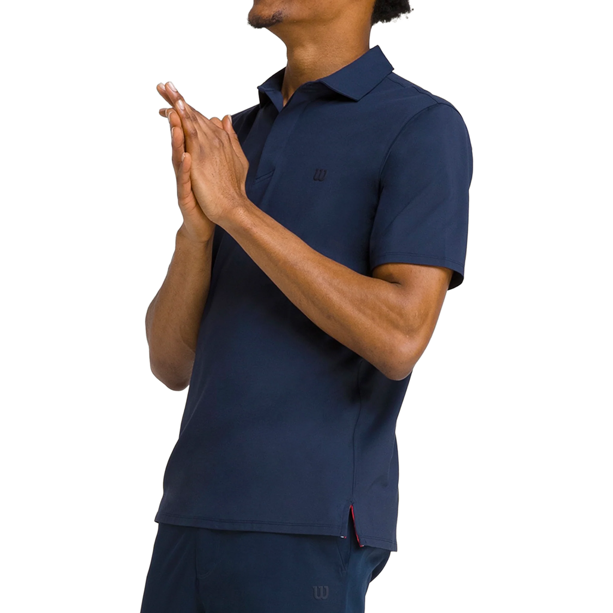 Wilson League Polo Men's Classic Navy - Image 3