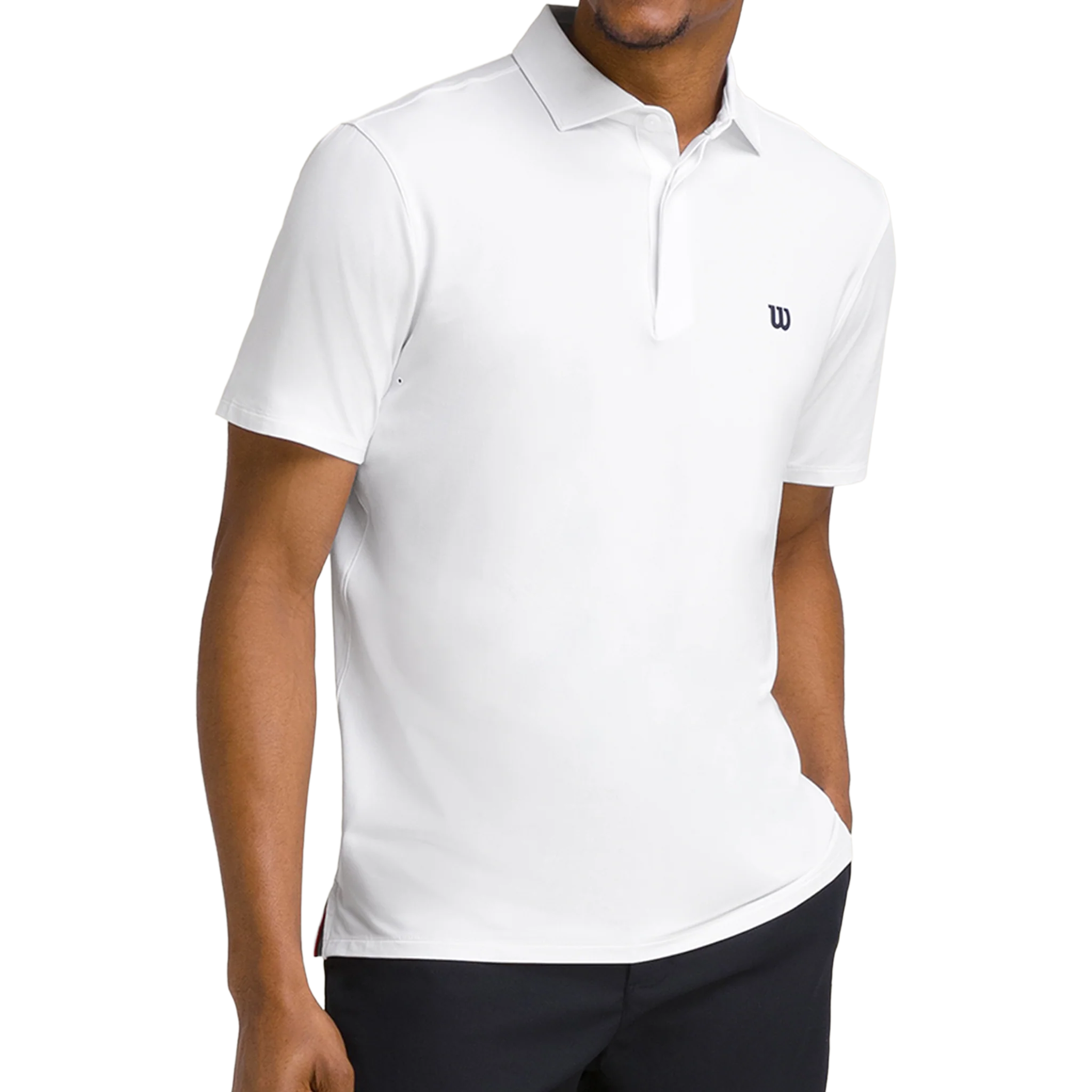 Wilson League Polo Men's Bright White