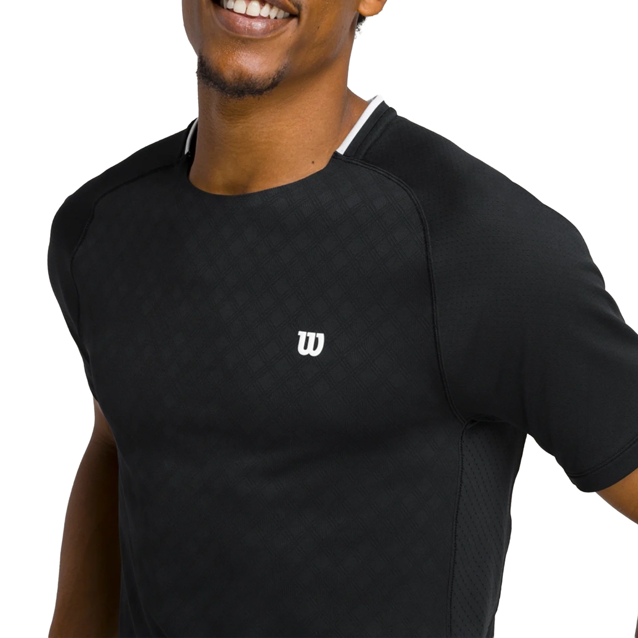 Wilson Serve Out Tee Men's Black - Image 4