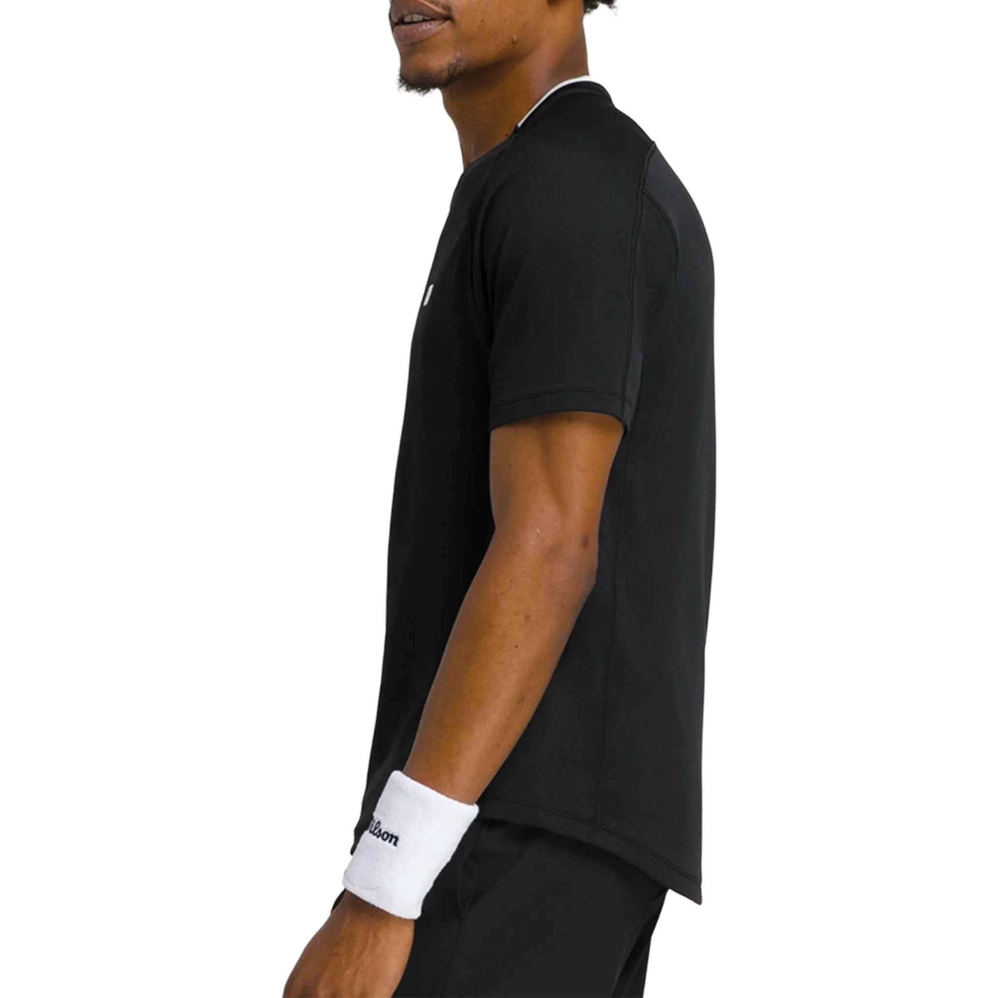 Wilson Serve Out Tee Men's Black - Image 6