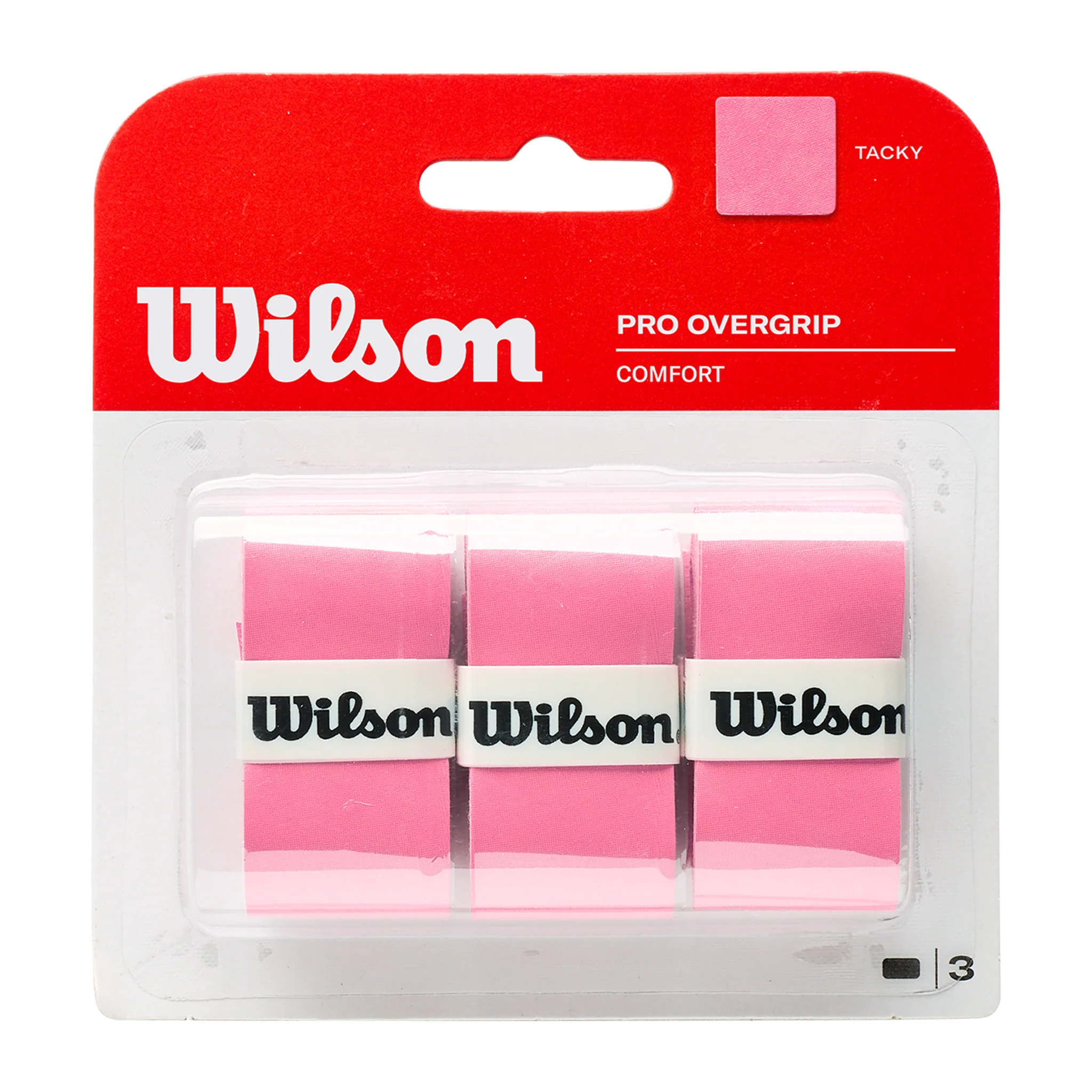Wilson Pro Overgrip Pink 3 Pack