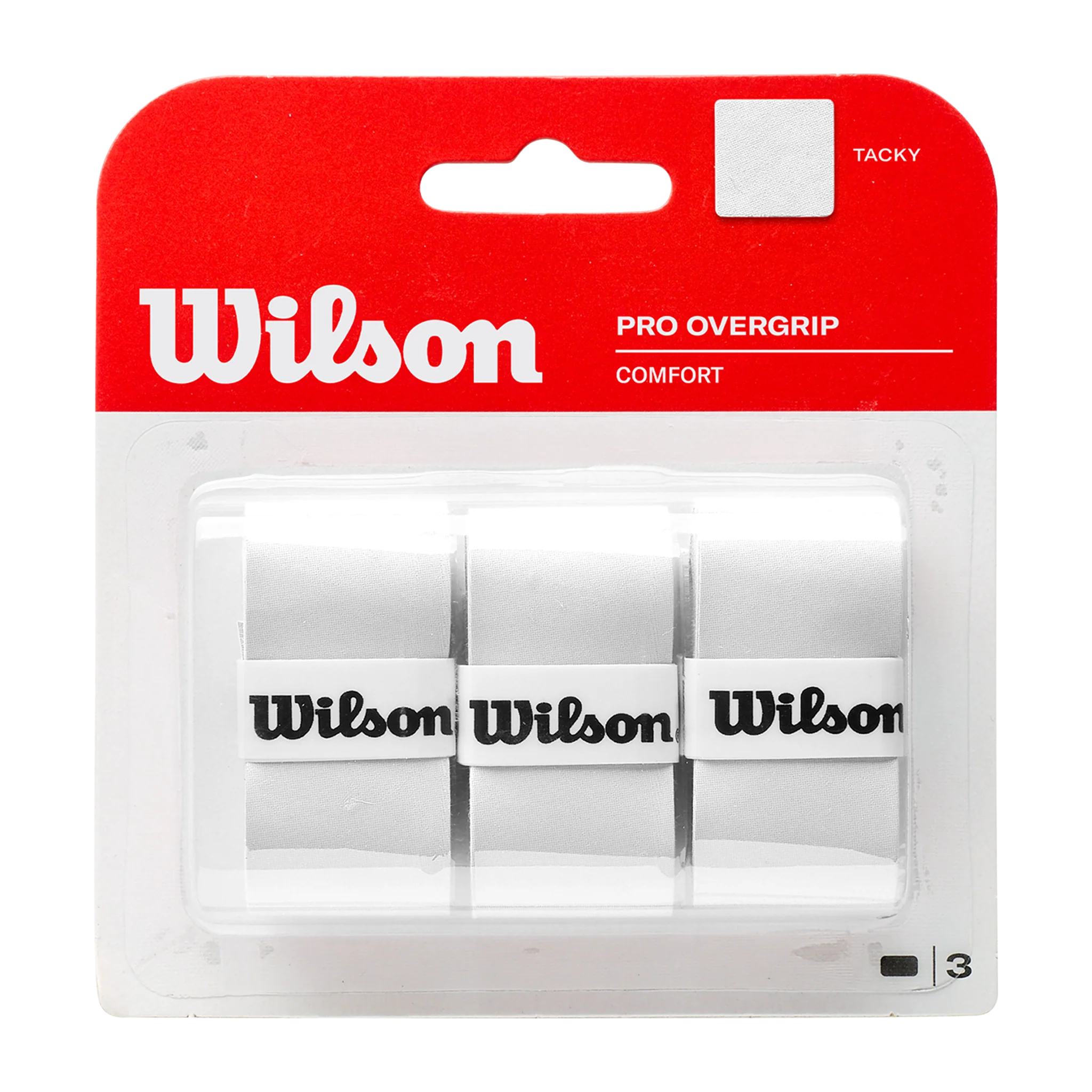 Wilson Pro Overgrip White 3 Pack