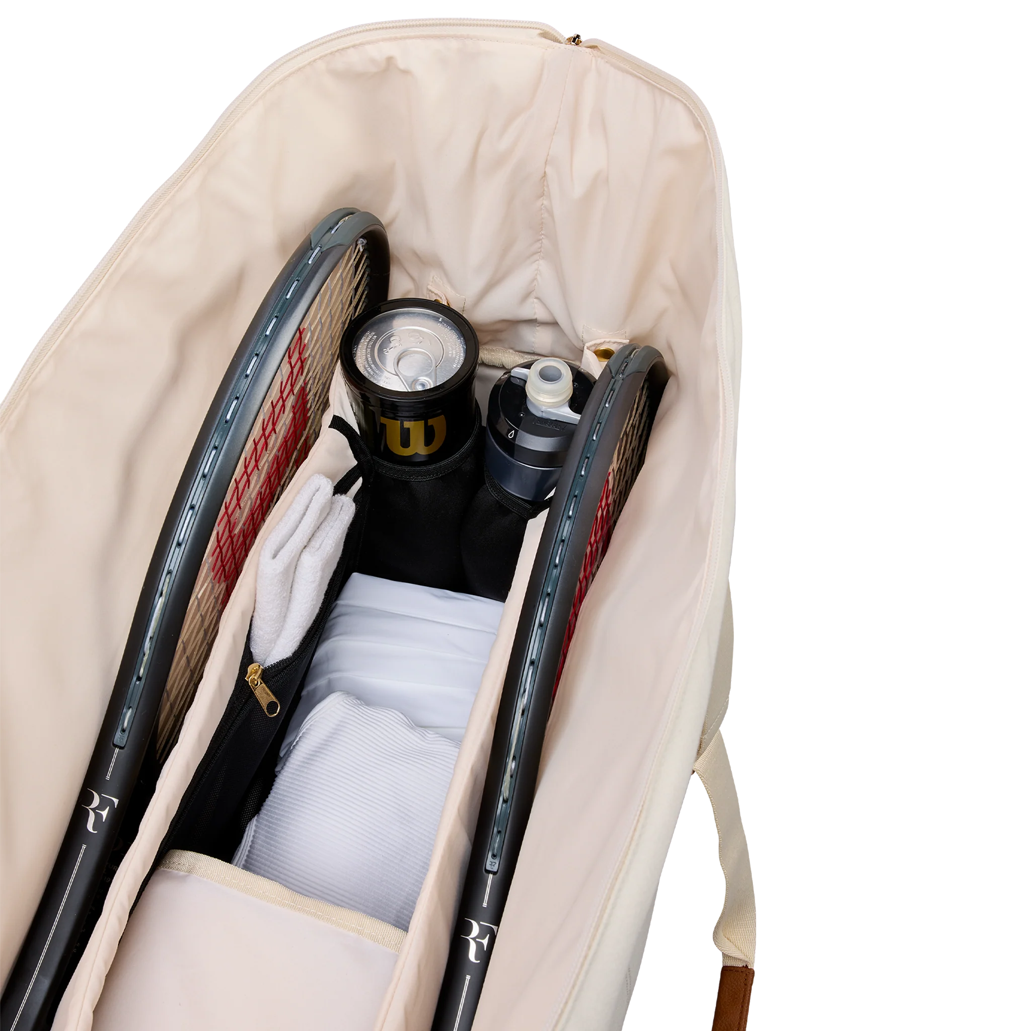 Wilson RF Lawn Collection Practice Bag 6 Pack Cream (2026) - Image 3