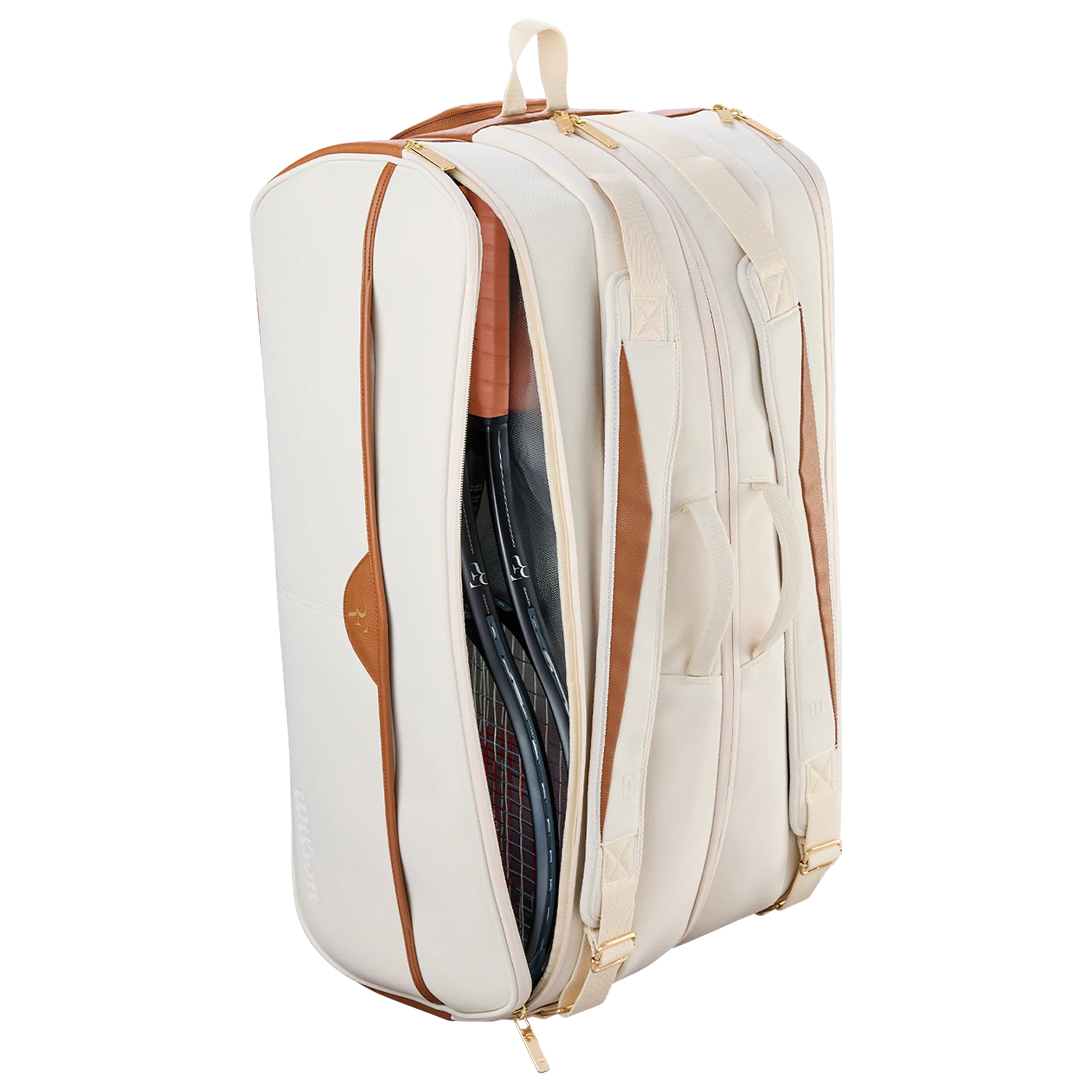 Wilson RF Lawn Collection Tournament Racket Bag 15 Pack Cream (2026) - Image 3