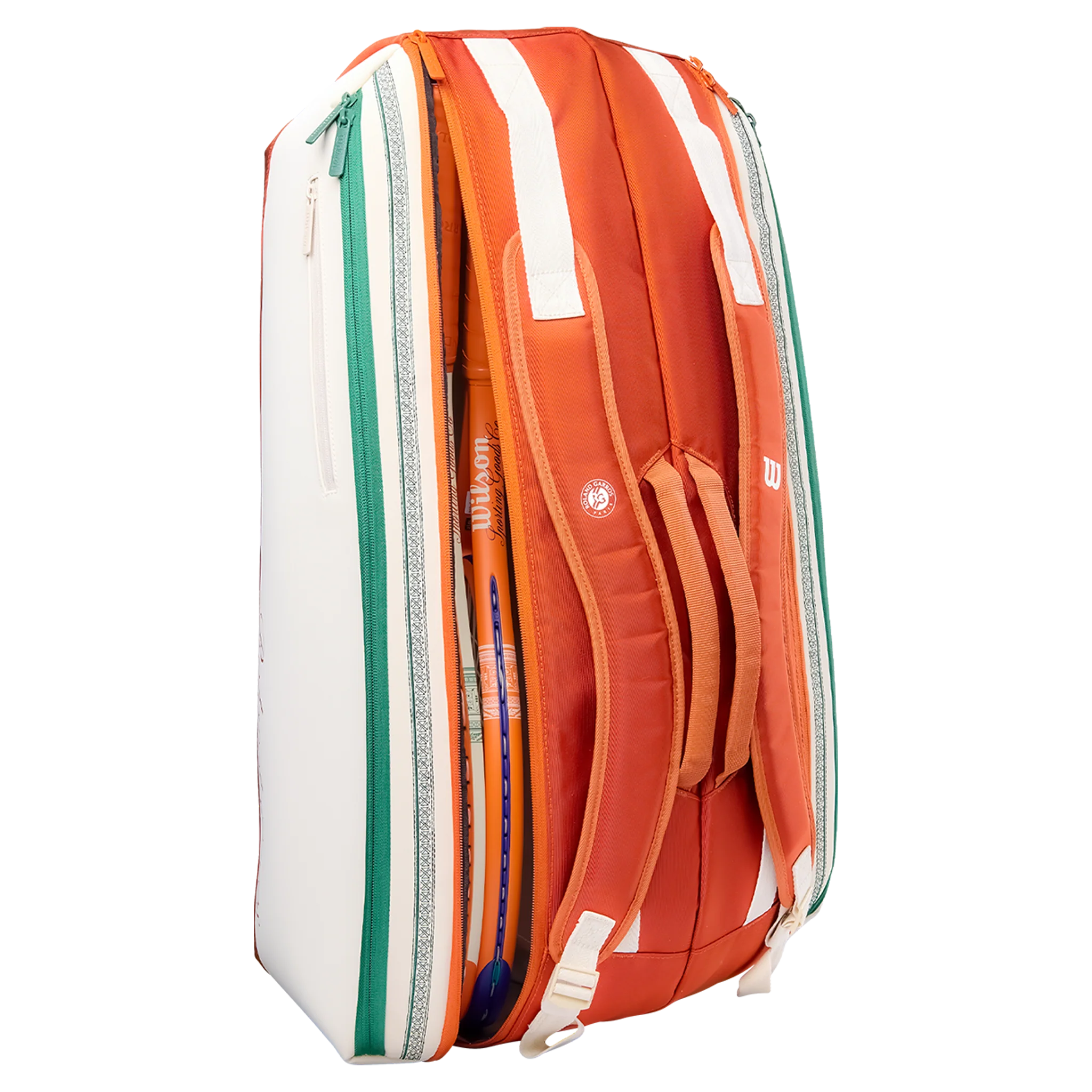 Wilson Roland Garros 9 Racket Bag Cream (2026) - Image 6