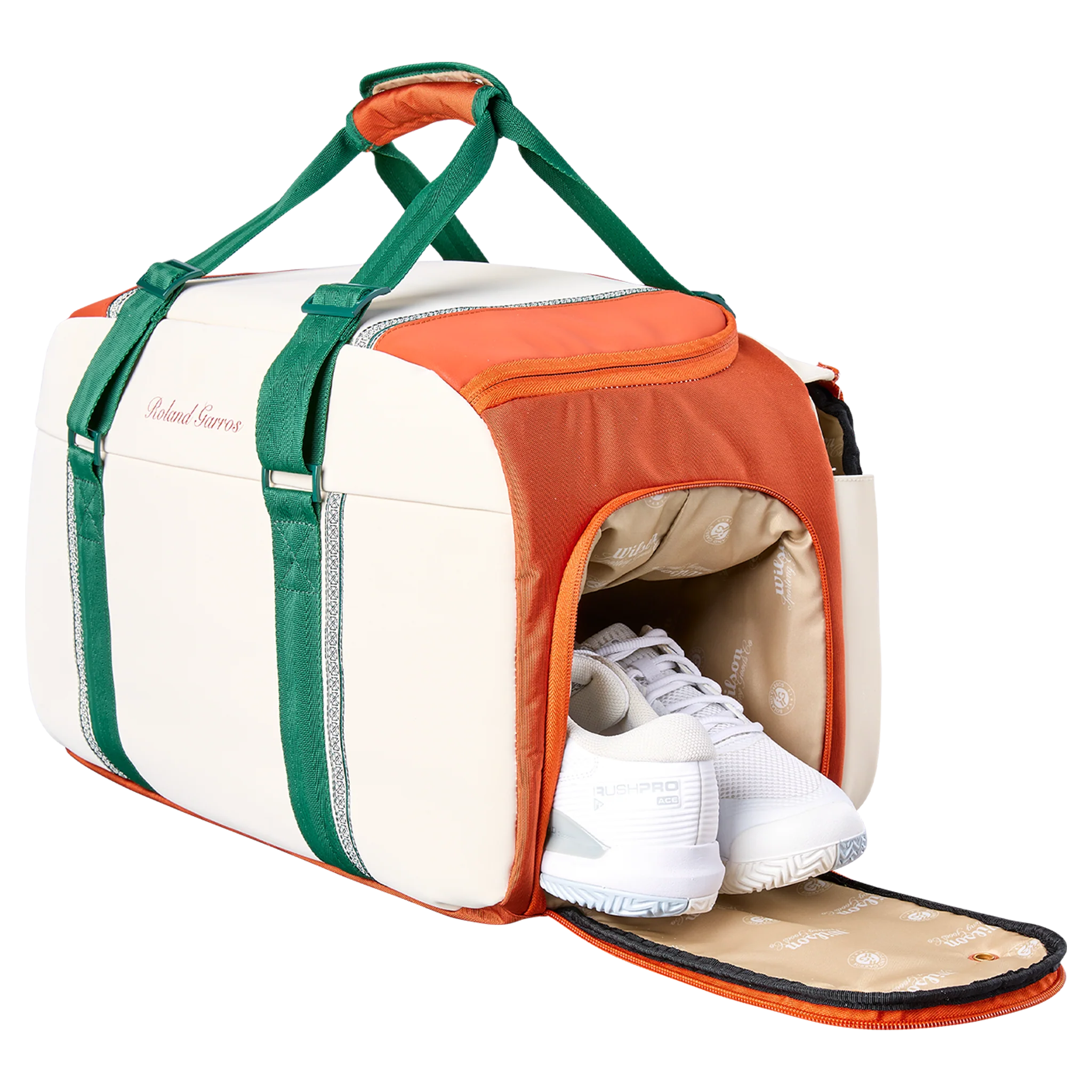 Wilson Roland Garros Small Duffel Cream/Clay (2026) - Image 3