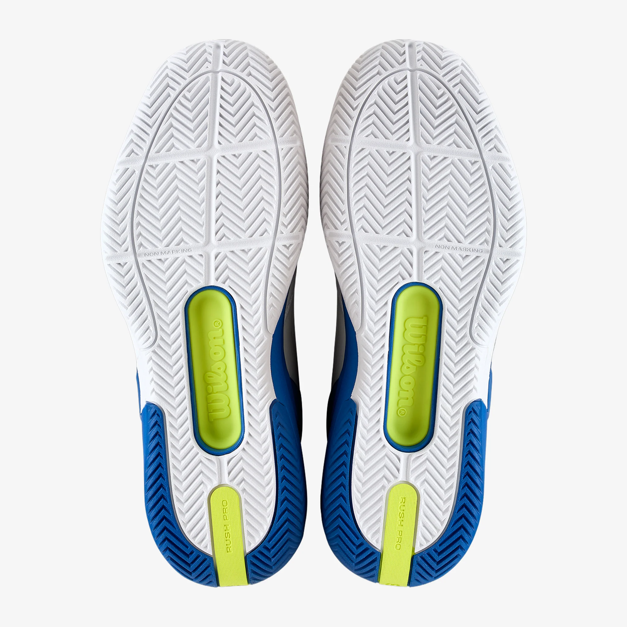 Wilson Rush Pro 5 Men's White/Deja Vu Blue/Safety Yellow (2026) - Image 9