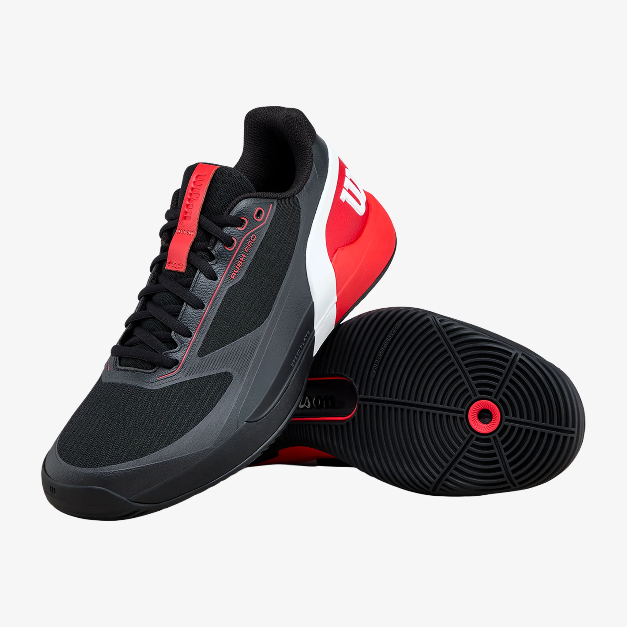 Wilson Rush Pro 5 Padel Men's Black/Red - Image 2