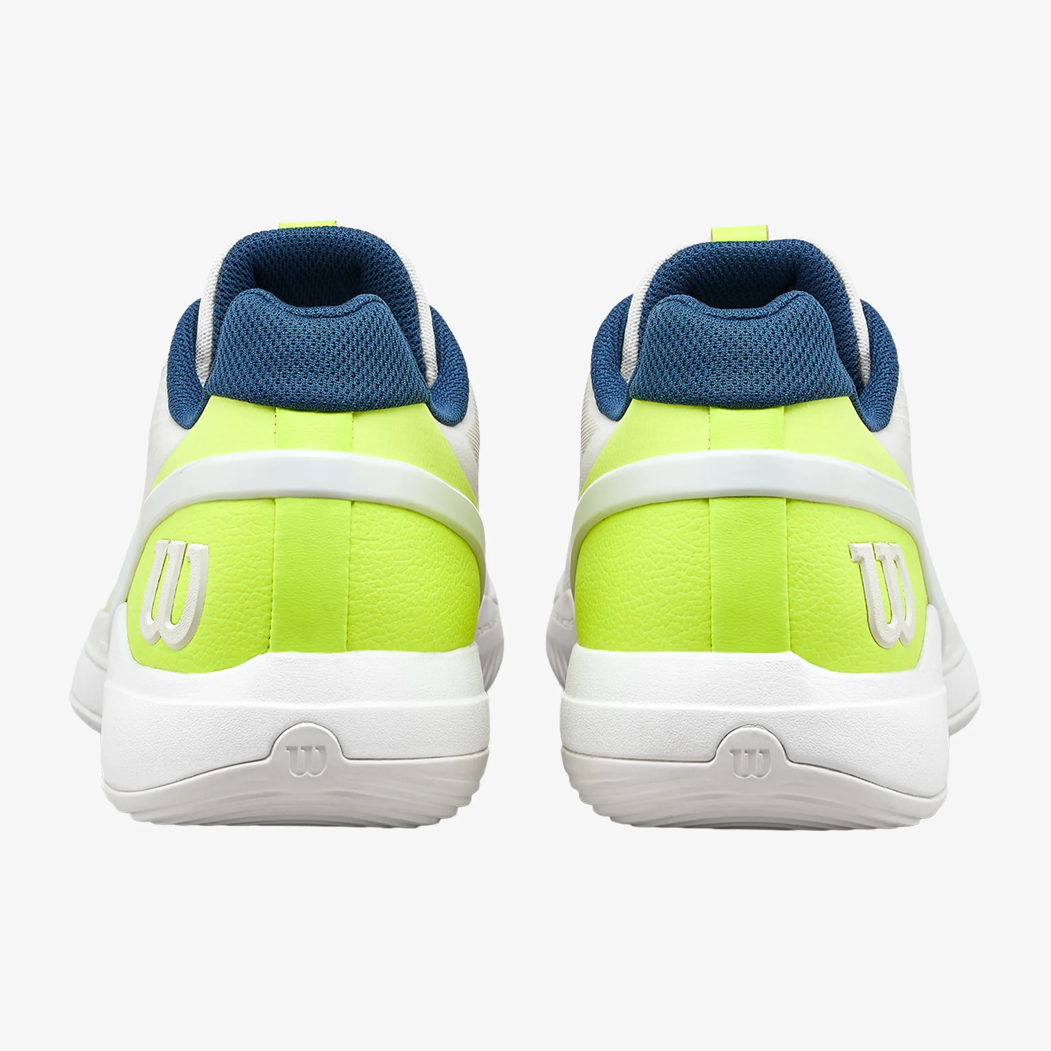 Wilson Rush Pro 5 Padel Men's Snow White/Safety Yellow - Image 5