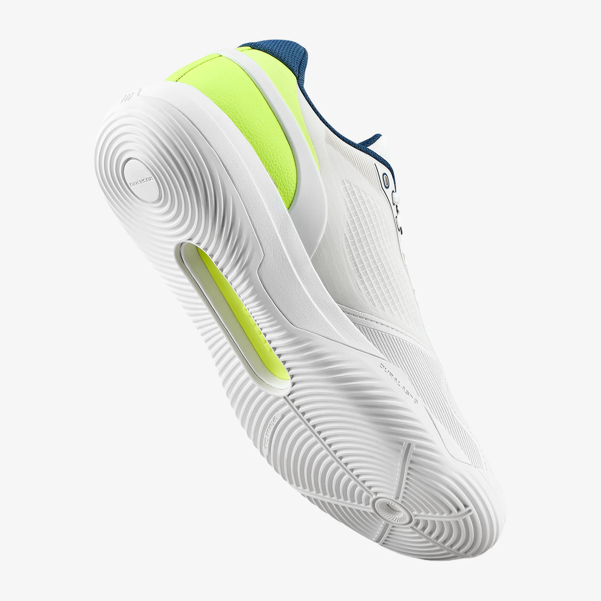 Wilson Rush Pro 5 Padel Men's Snow White/Safety Yellow - Image 6