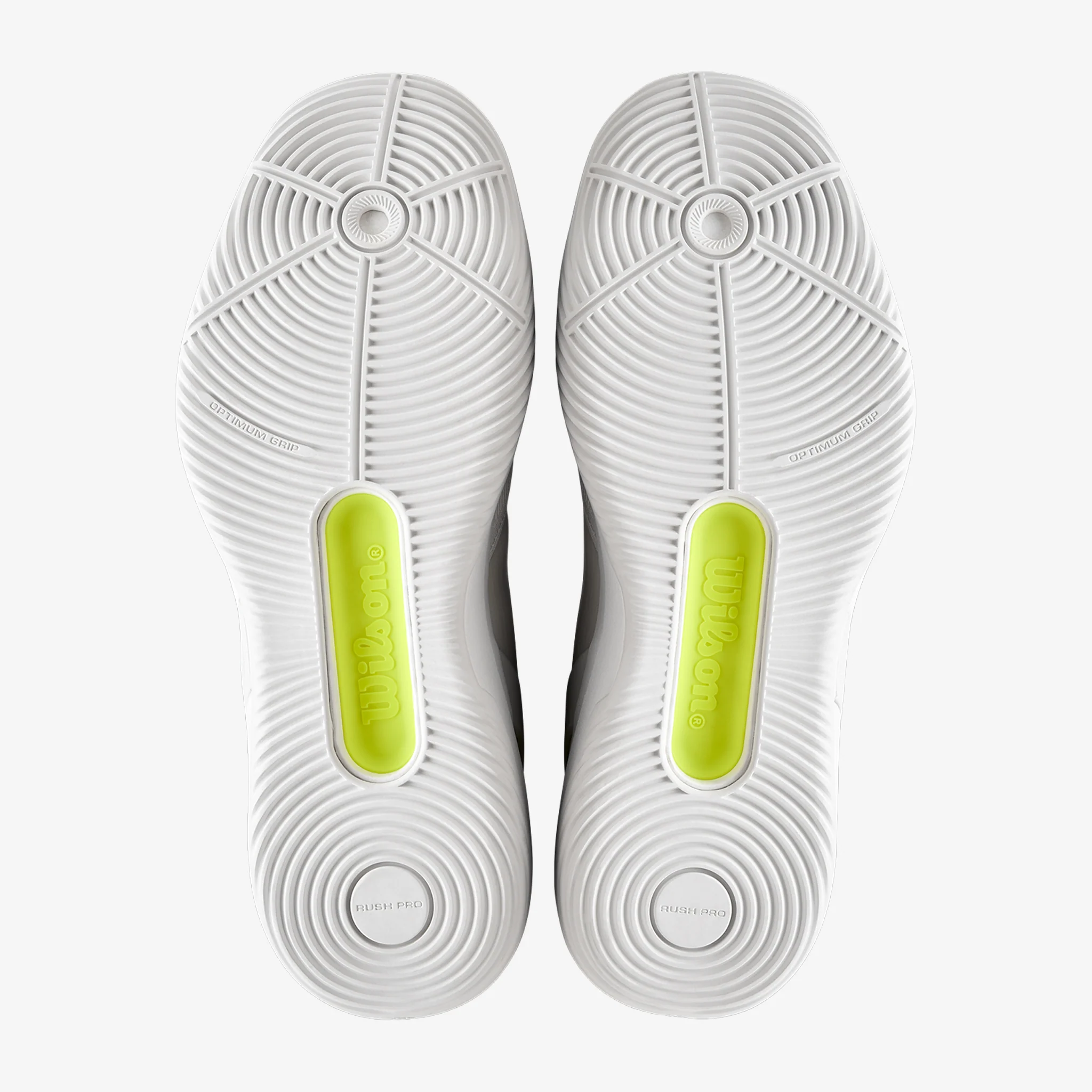 Wilson Rush Pro 5 Padel Men's Snow White/Safety Yellow - Image 7