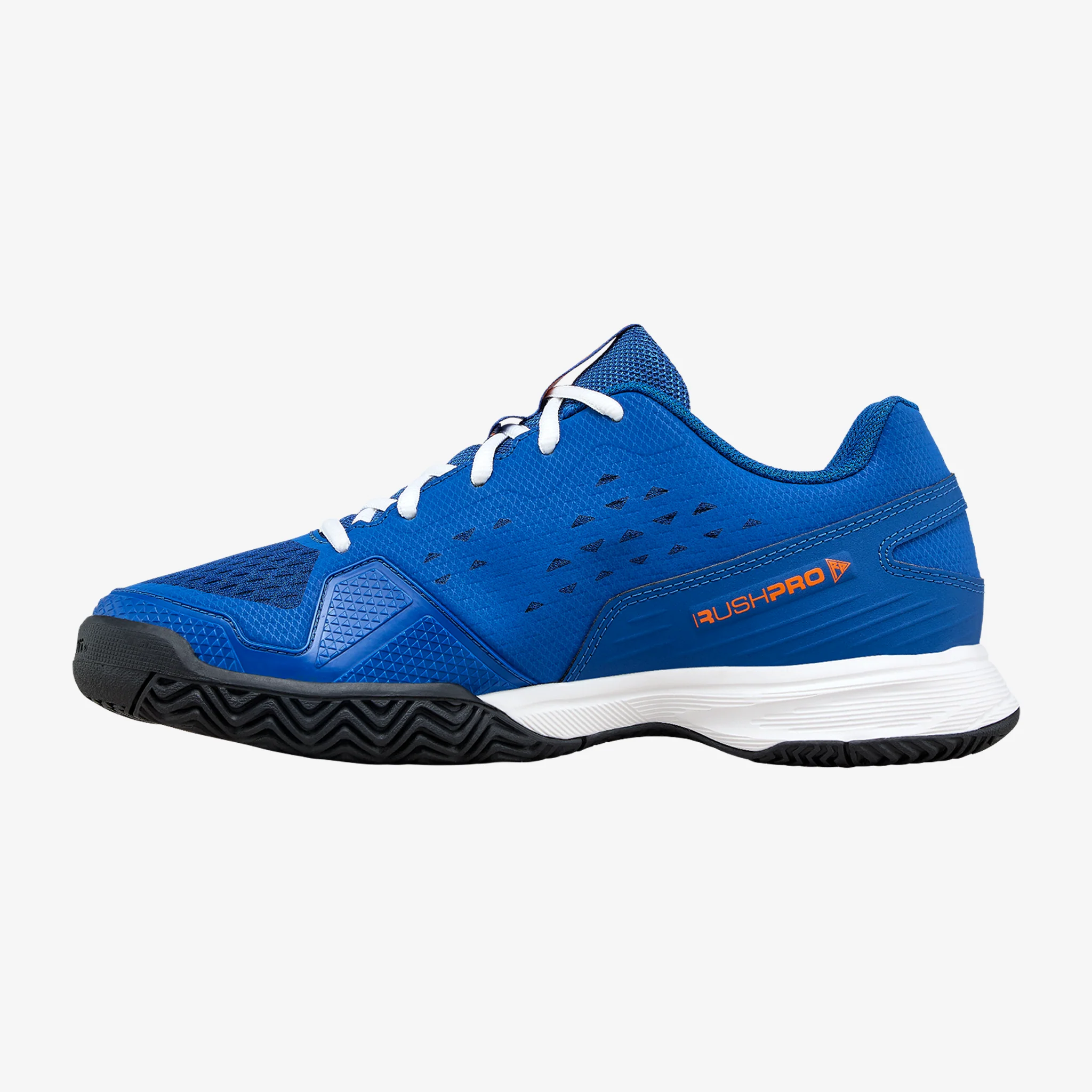 Wilson Rush Pro Junior L DejaVu Blue/Tiger Orange/White - Image 3