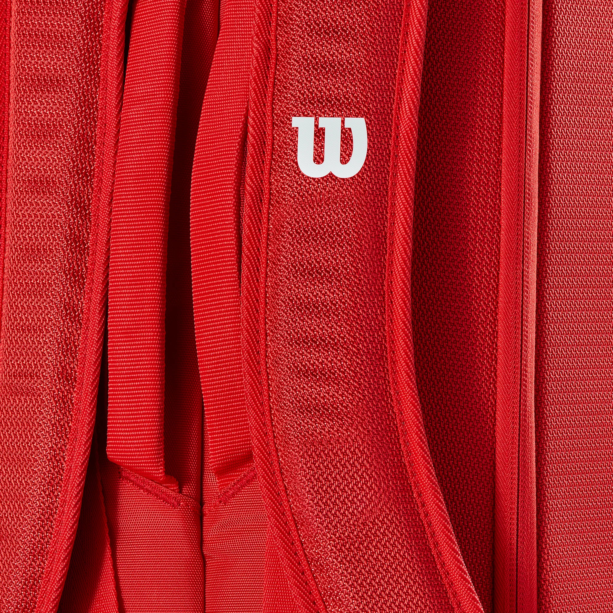Wilson Super Tour Red 6 Racket Bag (2025) - Image 7