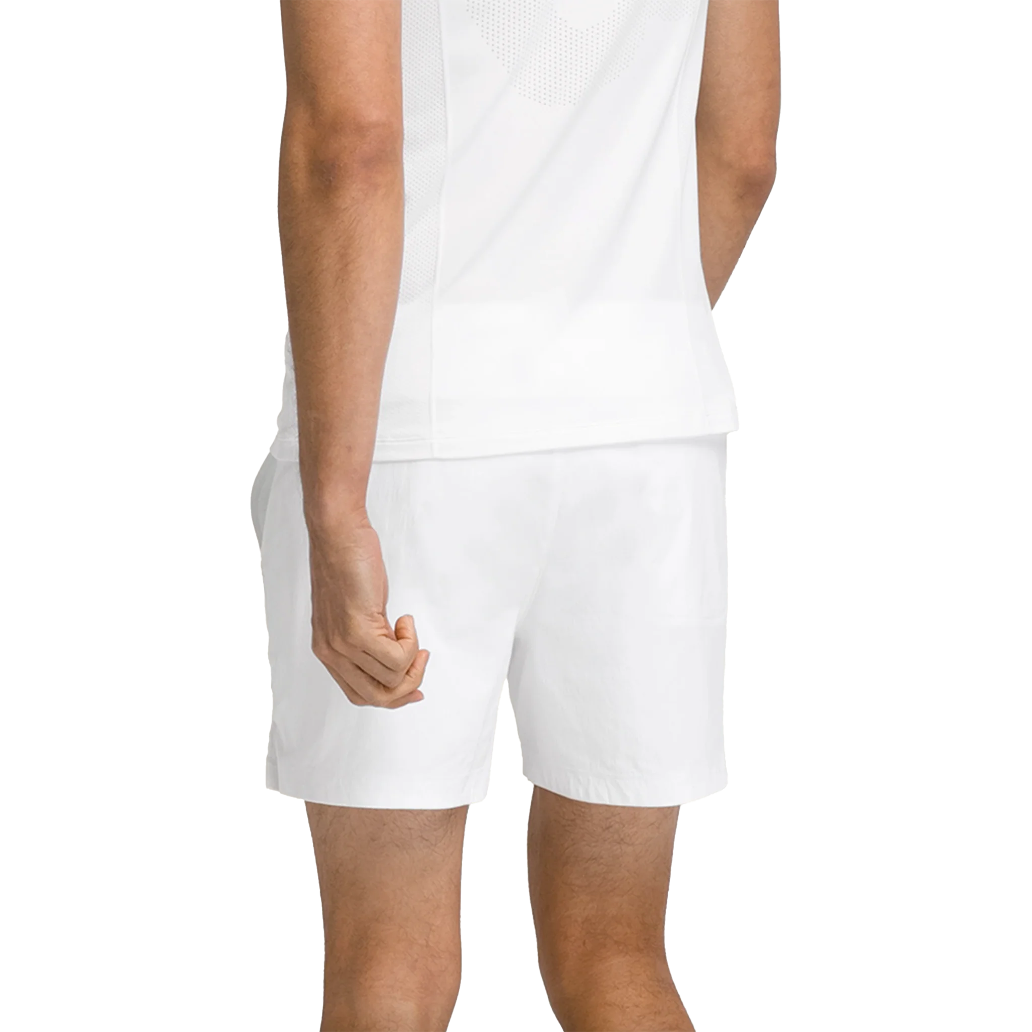 Wilson Tennis Volley Shorts 6" Men's Bright White - Image 4