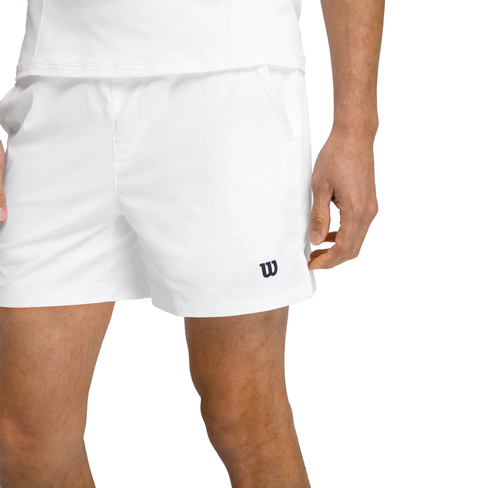 Wilson Tennis Volley Shorts 6" Men's Bright White - Image 7