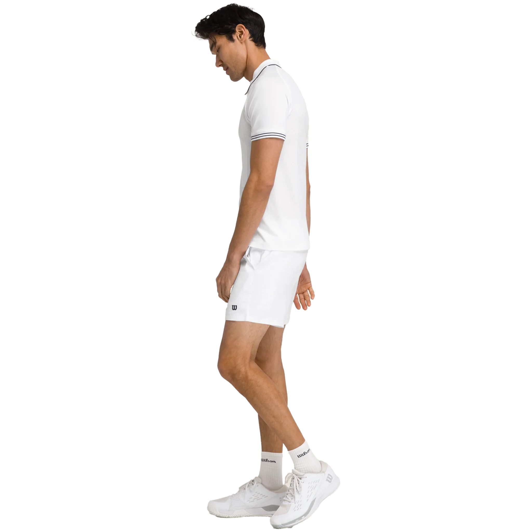 Wilson Tennis Volley Shorts 6" Men's Bright White - Image 8