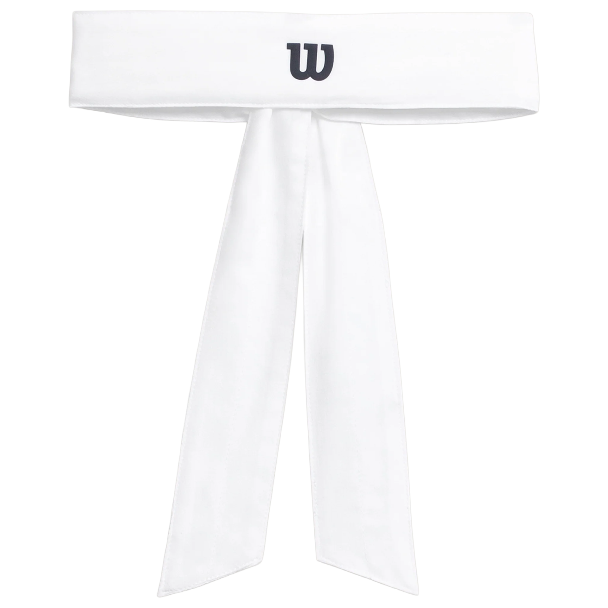 Wilson Tie Headband Bright White